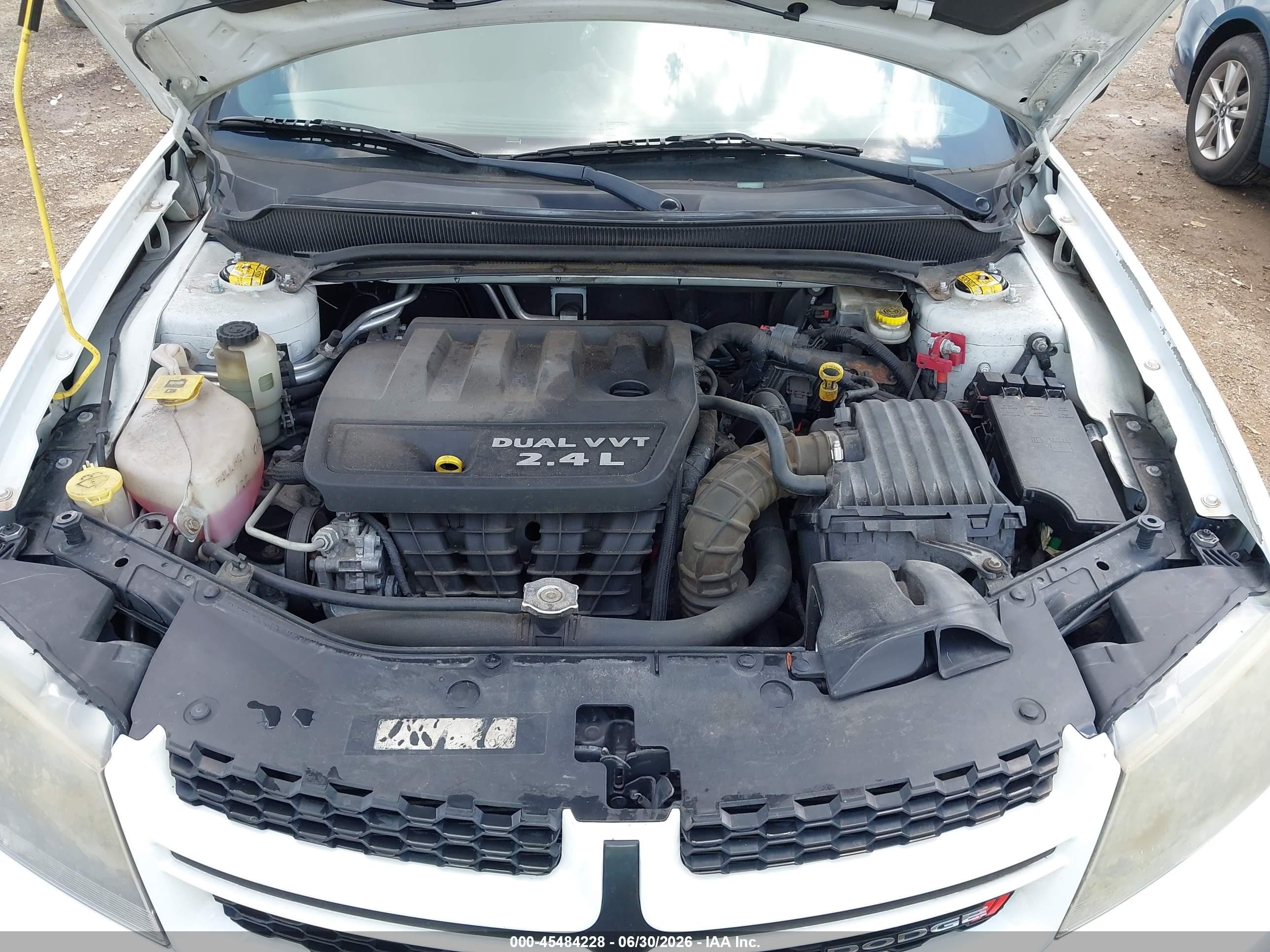 2014 Dodge Avenger Se White vin: 1C3CDZAB5EN200943