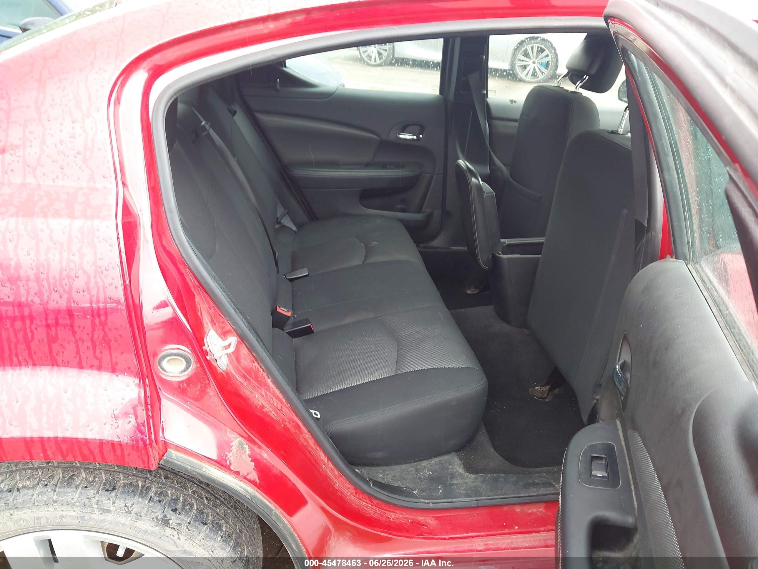 2014 Dodge Avenger Se Red vin: 1C3CDZAB5EN225423