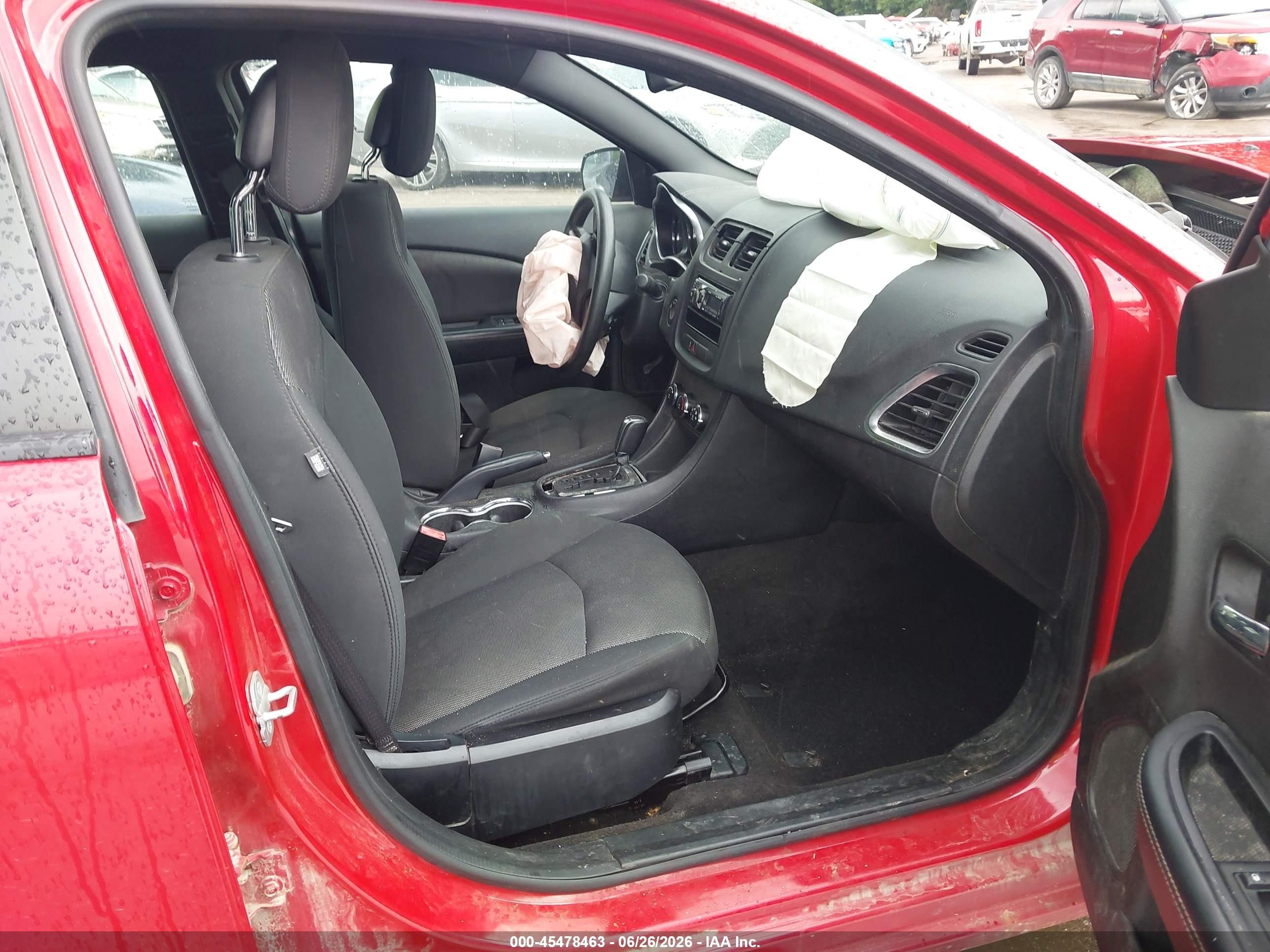 2014 Dodge Avenger Se Red vin: 1C3CDZAB5EN225423