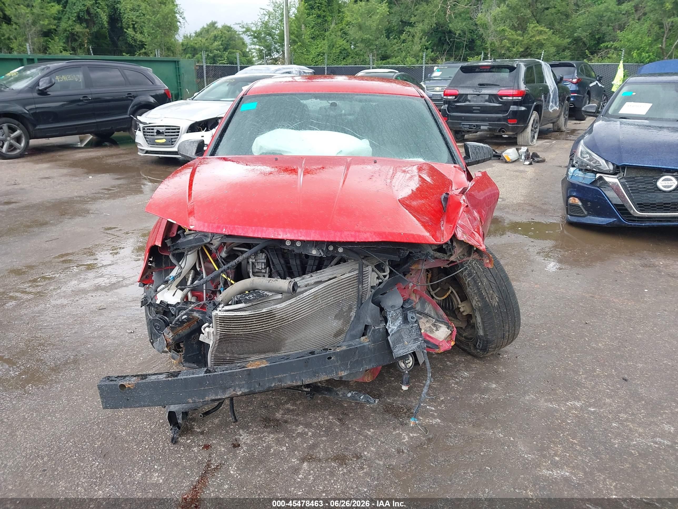 2014 Dodge Avenger Se Red vin: 1C3CDZAB5EN225423
