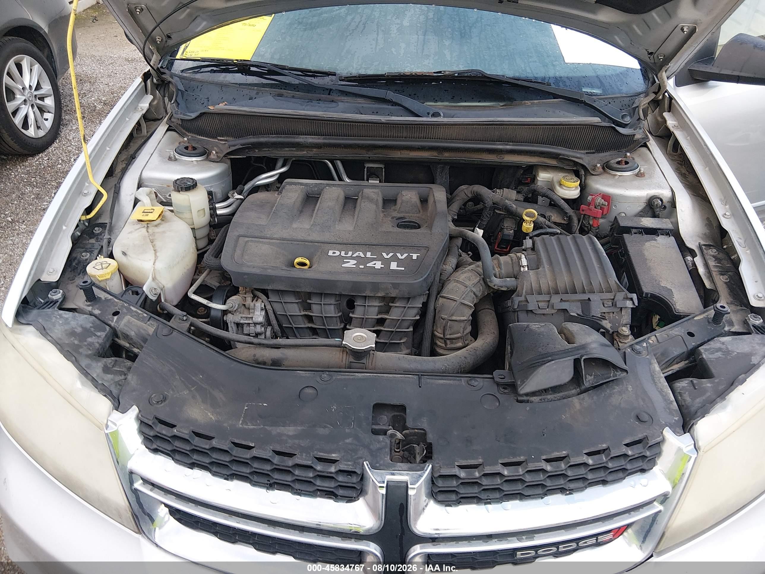 2012 Dodge Avenger Se Silver vin: 1C3CDZAB6CN324006