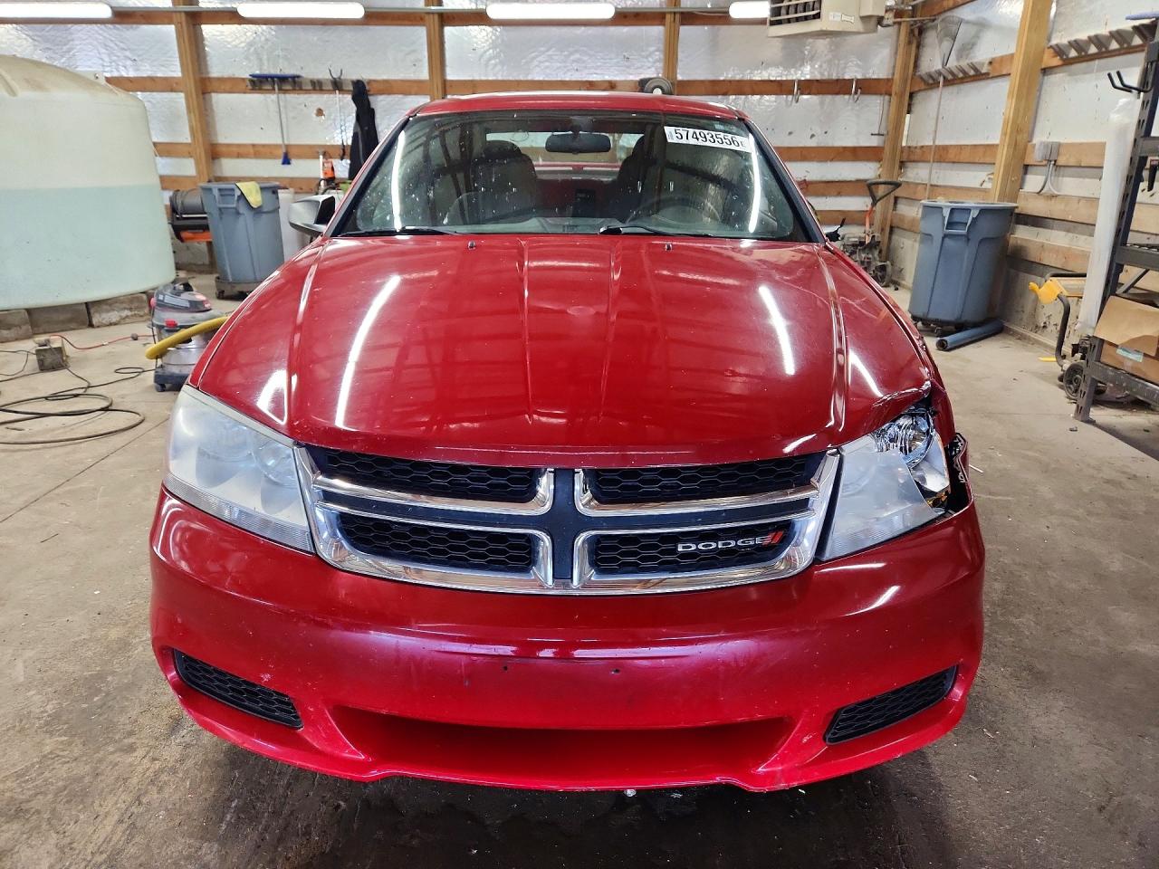 2013 Dodge Avenger Se Red vin: 1C3CDZAB6DN518391
