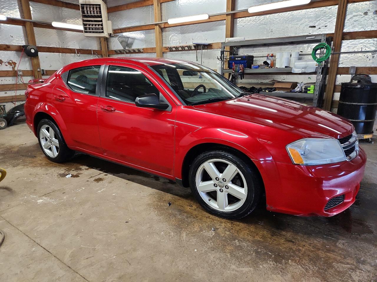 2013 Dodge Avenger Se Red vin: 1C3CDZAB6DN518391