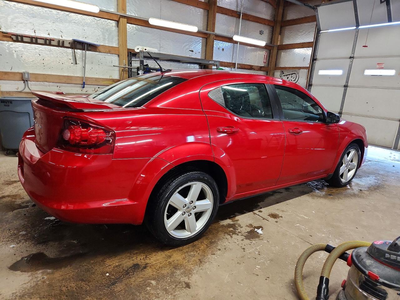 2013 Dodge Avenger Se Red vin: 1C3CDZAB6DN518391