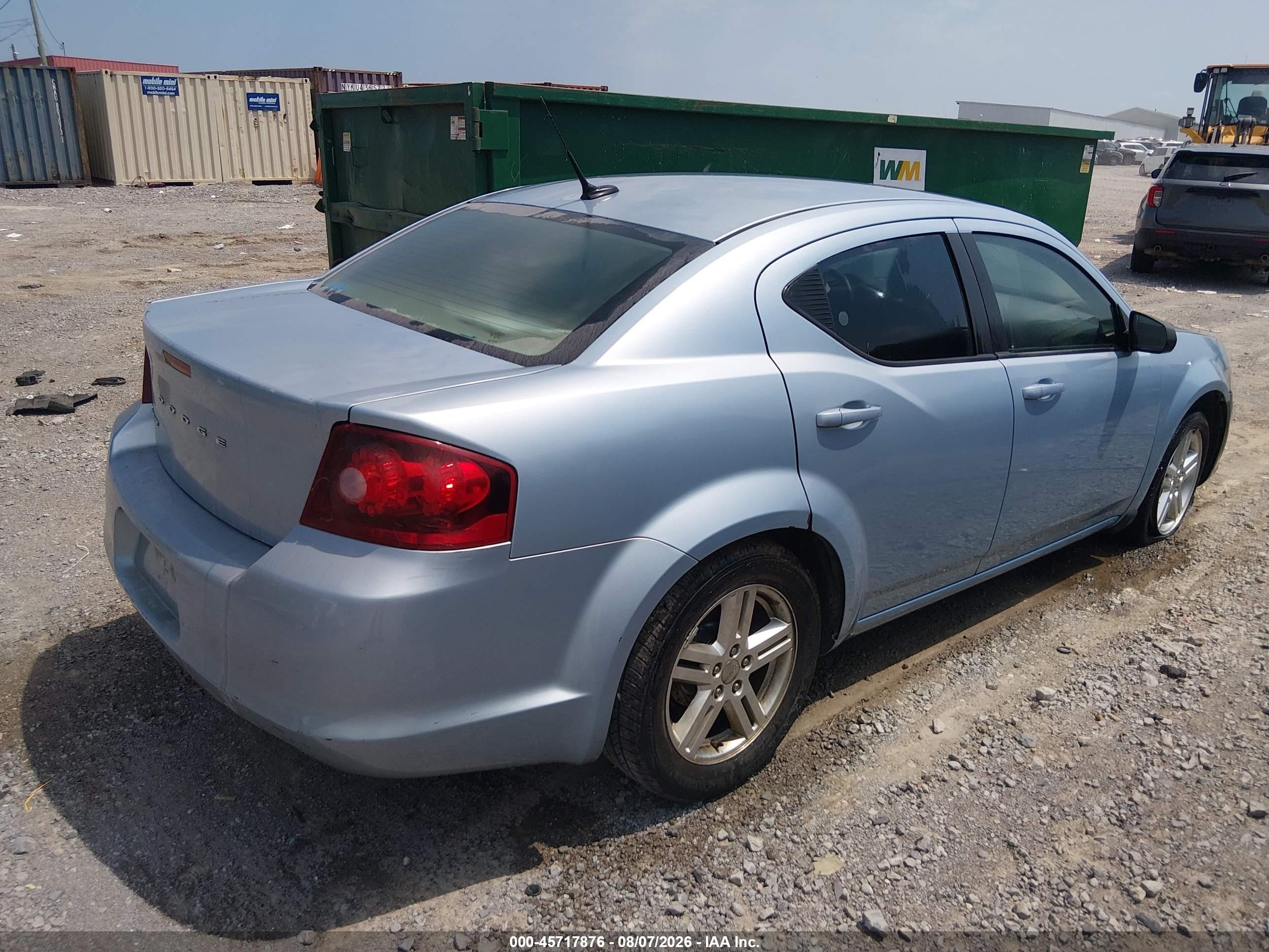 2013 Dodge Avenger Se Blue vin: 1C3CDZAB6DN700835