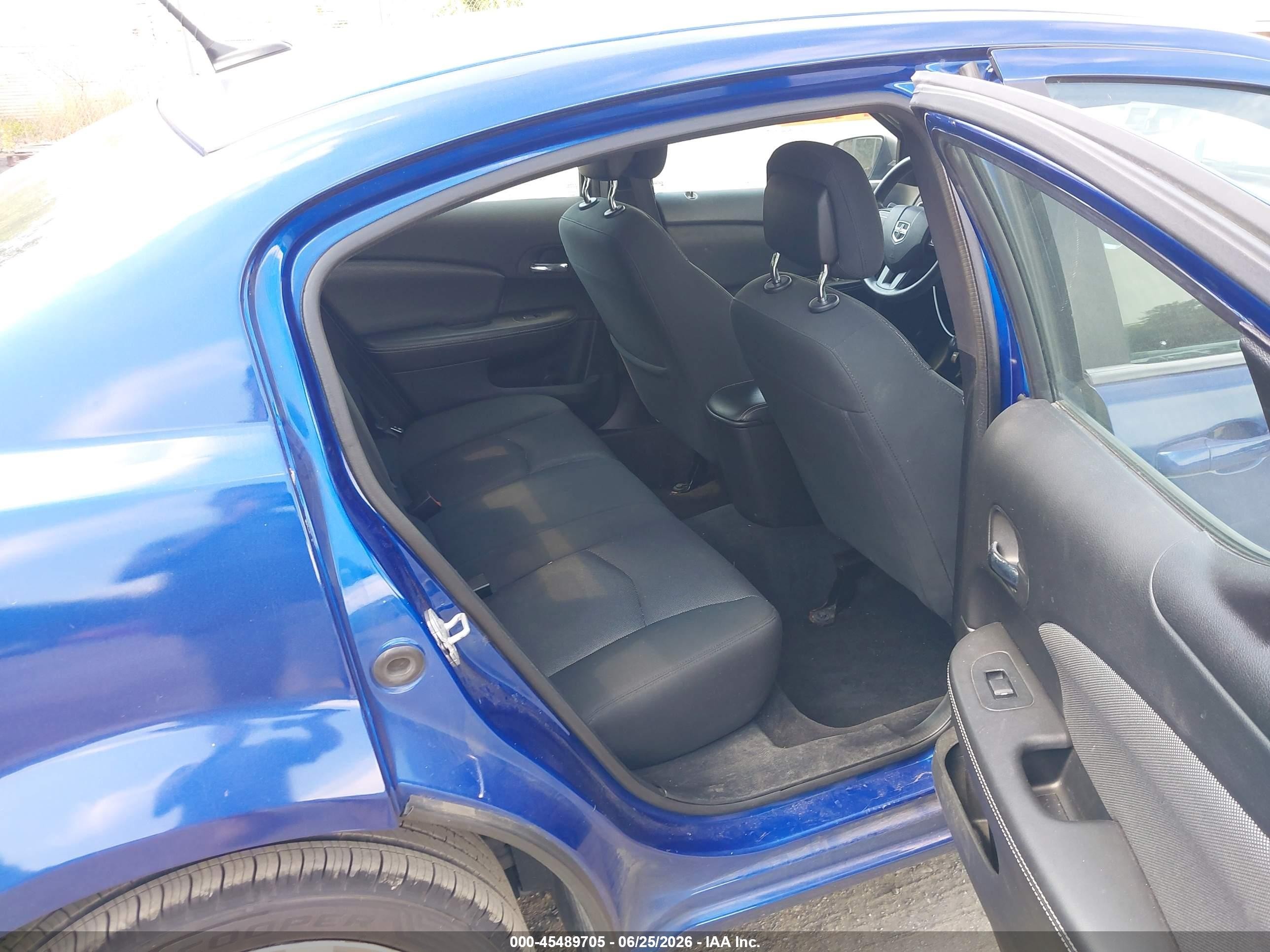 2013 Dodge Avenger Se Blue vin: 1C3CDZAB6DN753793