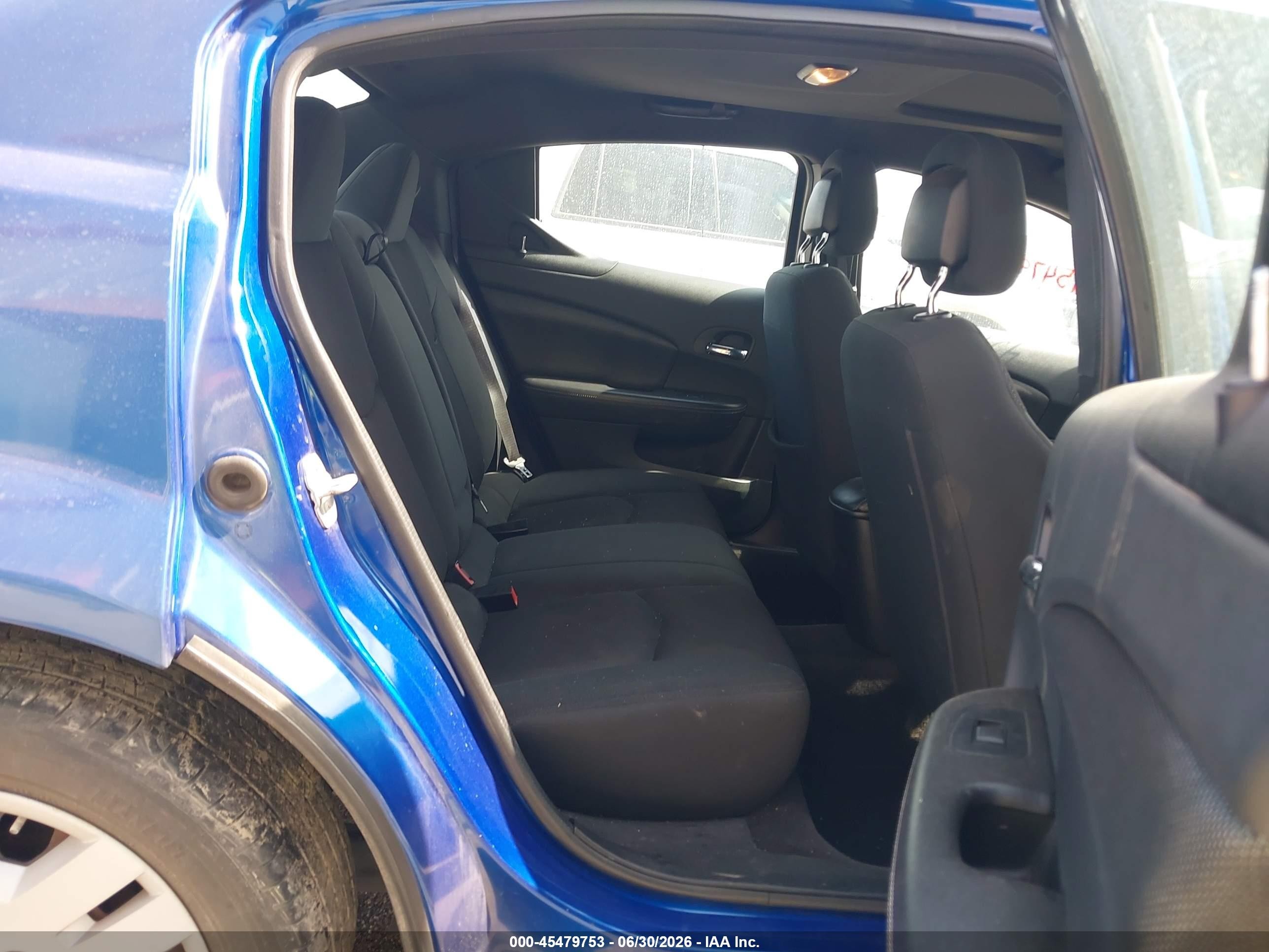 2014 Dodge Avenger Se Blue vin: 1C3CDZAB6EN129428