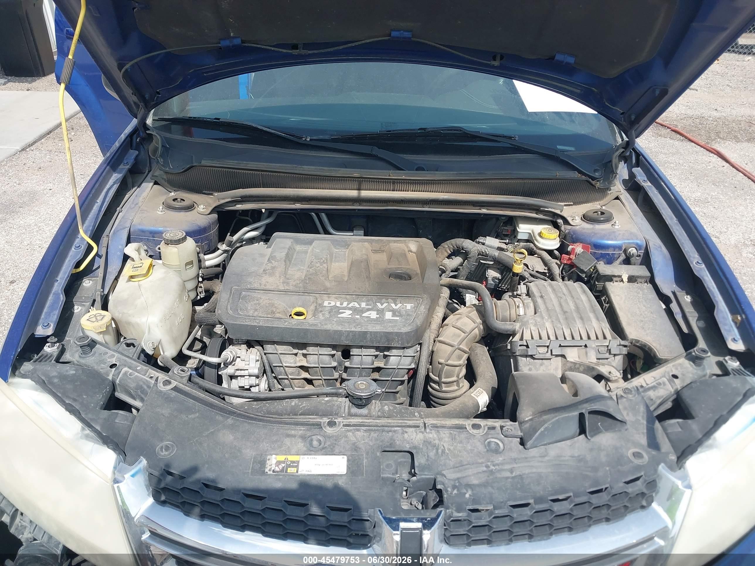 2014 Dodge Avenger Se Blue vin: 1C3CDZAB6EN129428