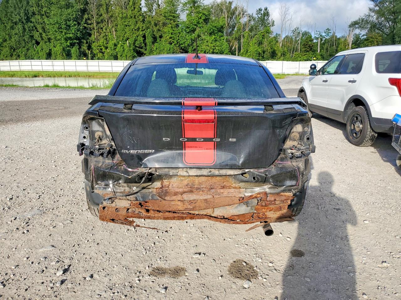2014 Dodge Avenger Se Black vin: 1C3CDZAB6EN133947