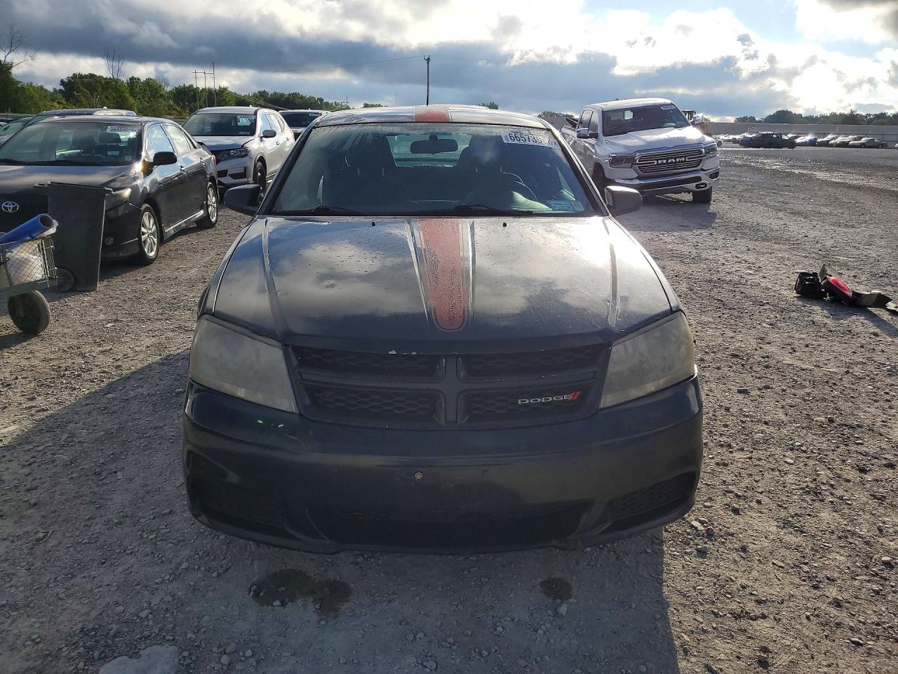 2014 Dodge Avenger Se Black vin: 1C3CDZAB6EN133947