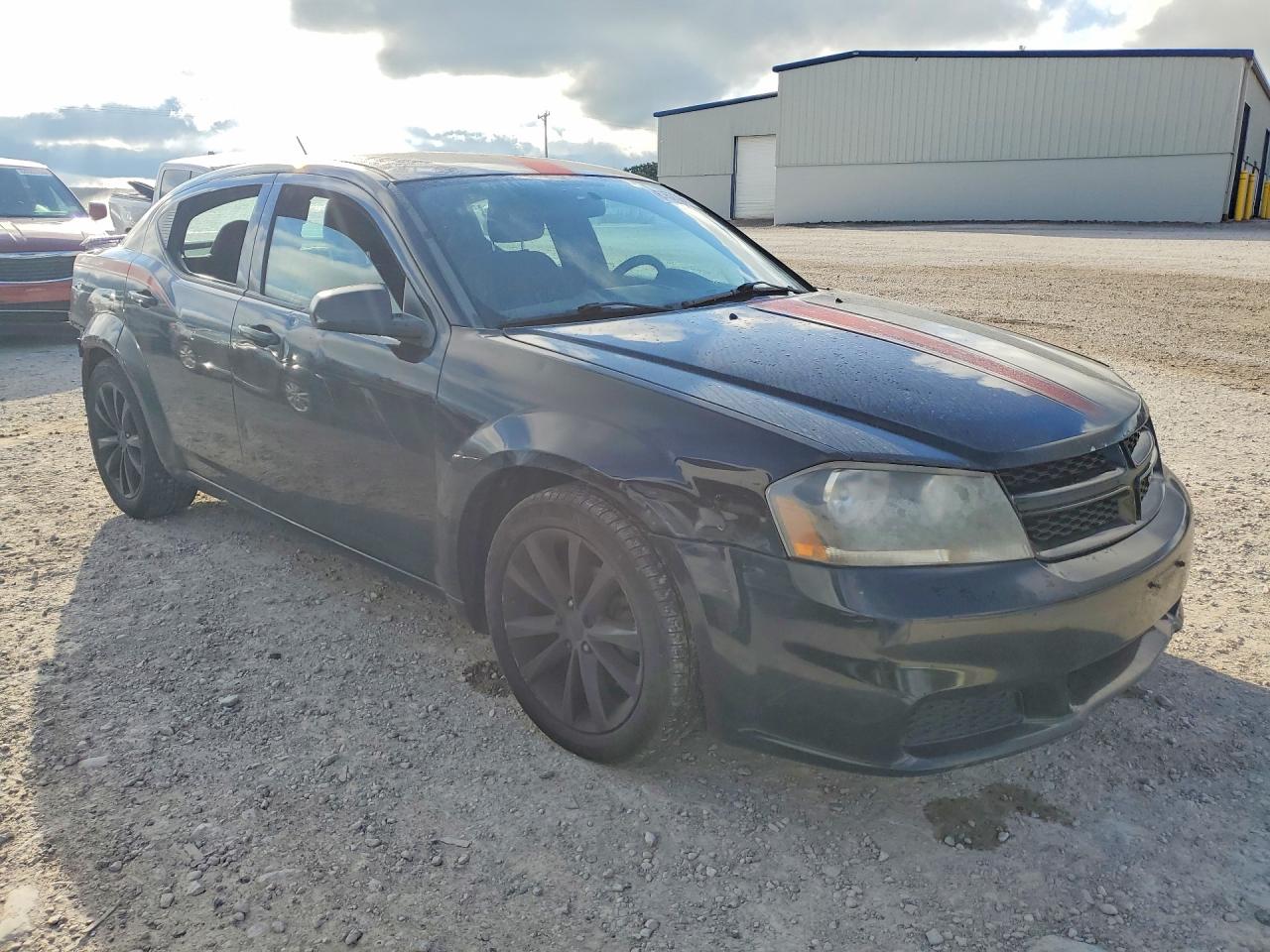 2014 Dodge Avenger Se Black vin: 1C3CDZAB6EN133947