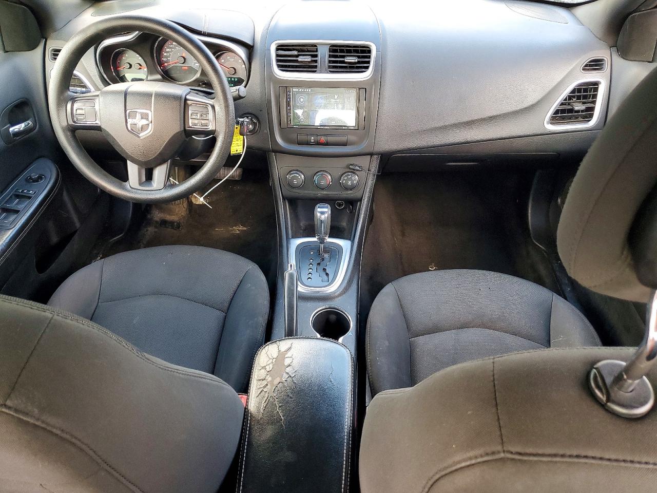 2014 Dodge Avenger Se Black vin: 1C3CDZAB6EN133947