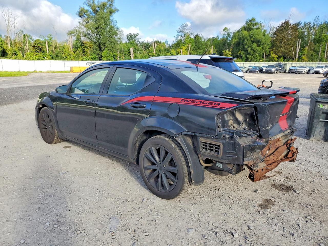 2014 Dodge Avenger Se Black vin: 1C3CDZAB6EN133947