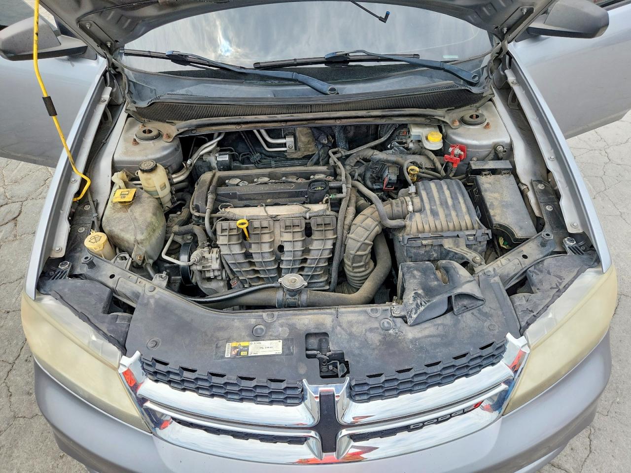 2014 Dodge Avenger Se Silver vin: 1C3CDZAB6EN162588