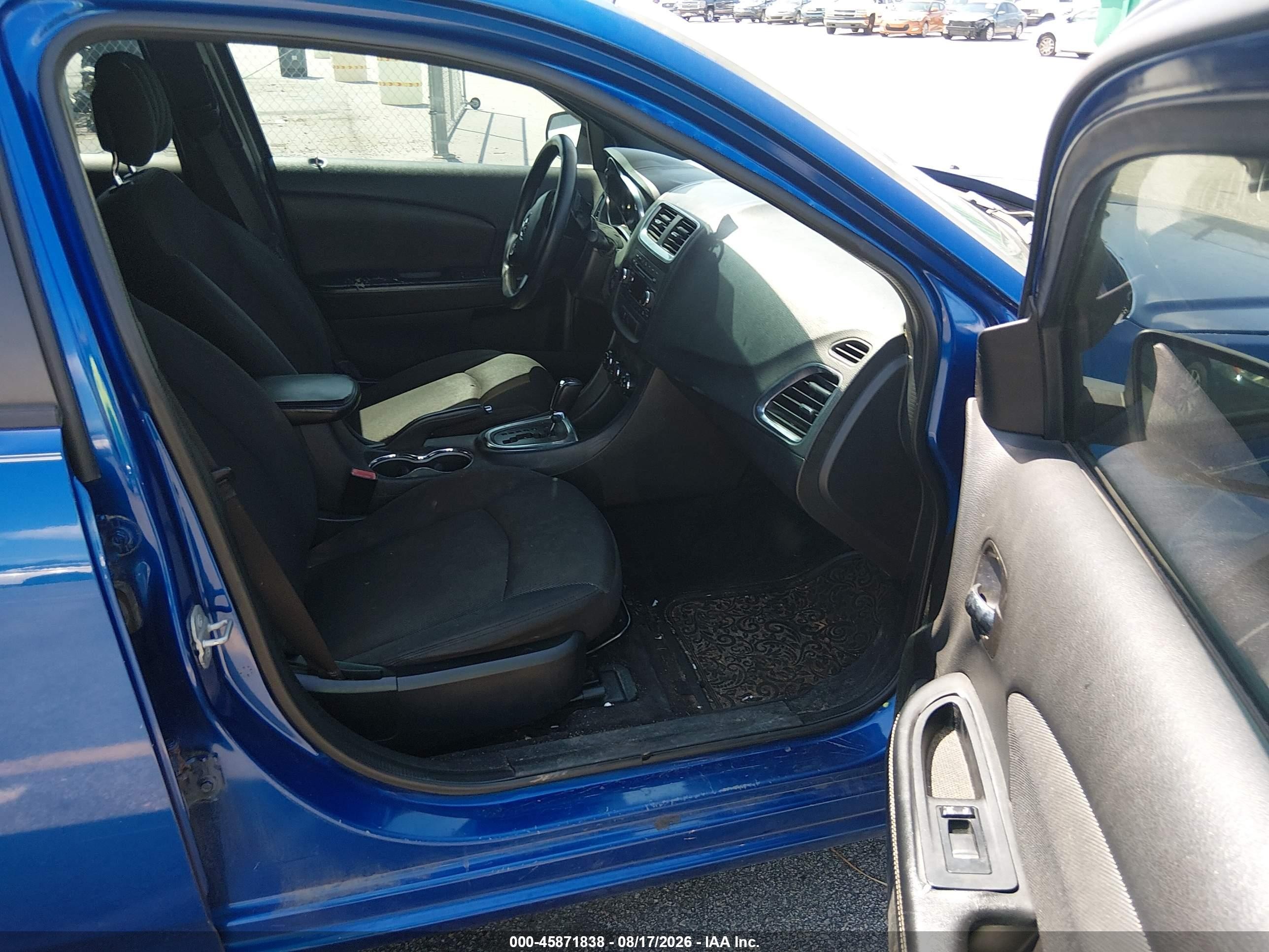 2014 Dodge Avenger Se Blue vin: 1C3CDZAB6EN174708