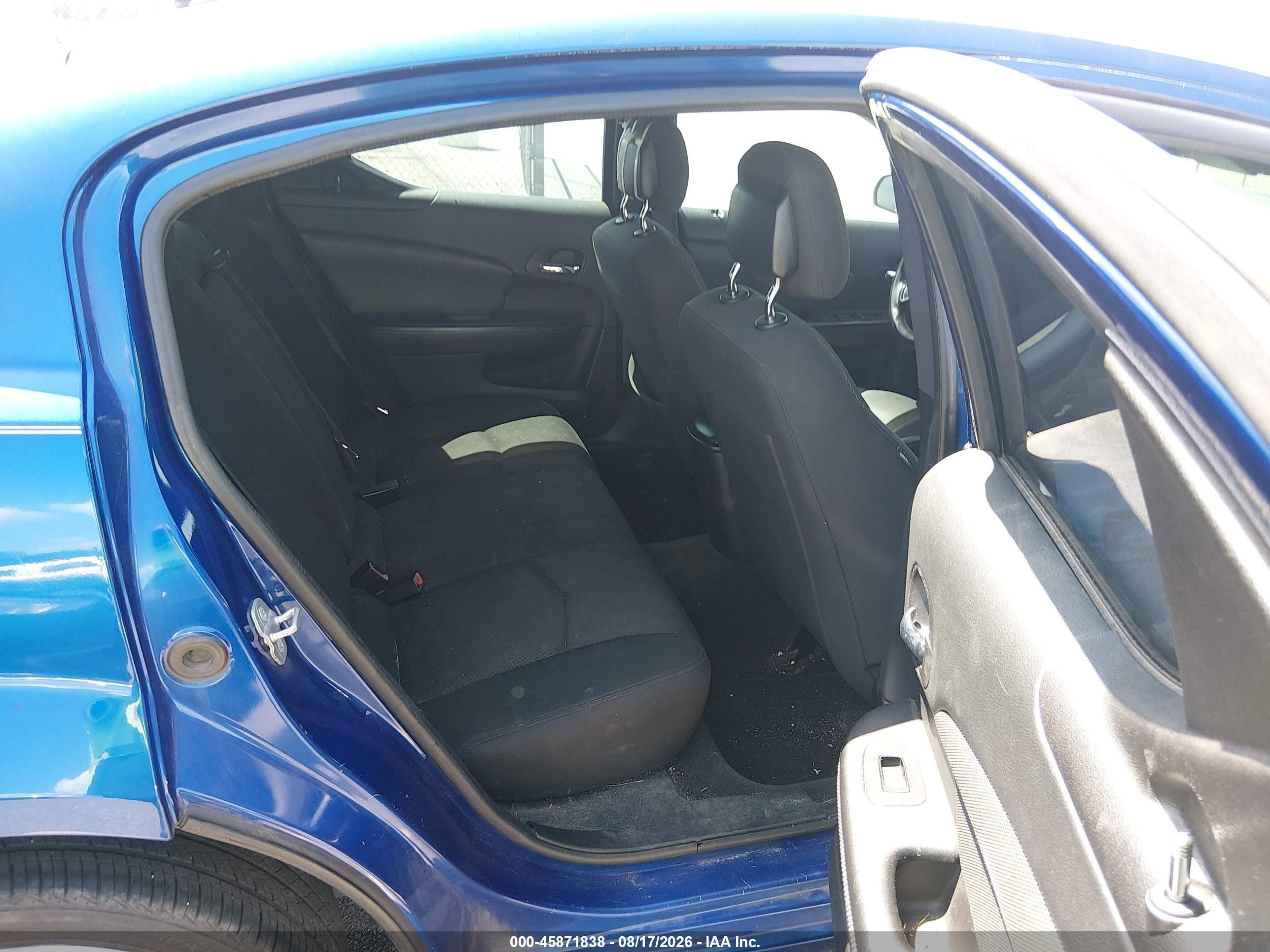 2014 Dodge Avenger Se Blue vin: 1C3CDZAB6EN174708