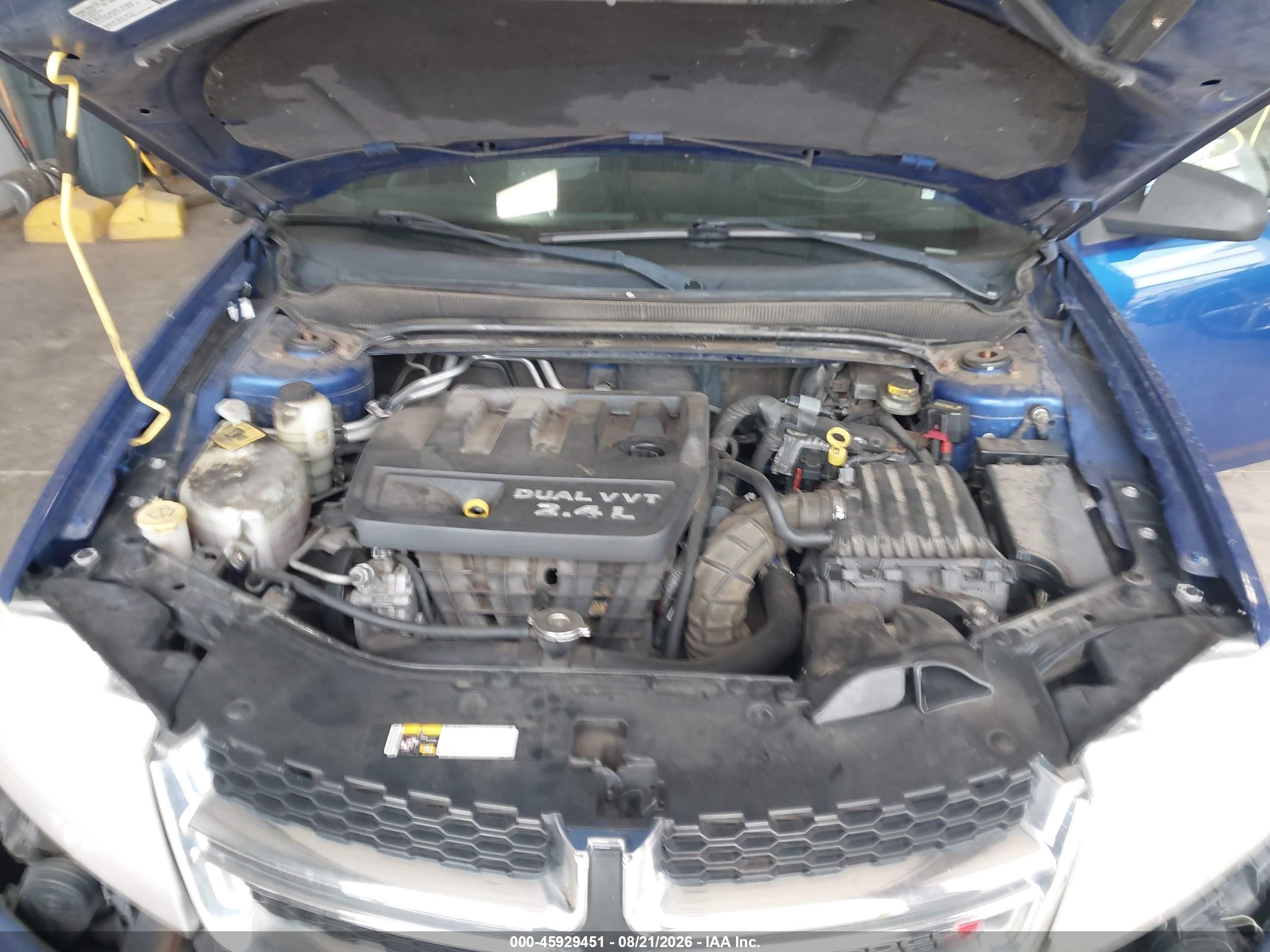 2014 Dodge Avenger Se Blue vin: 1C3CDZAB6EN187734