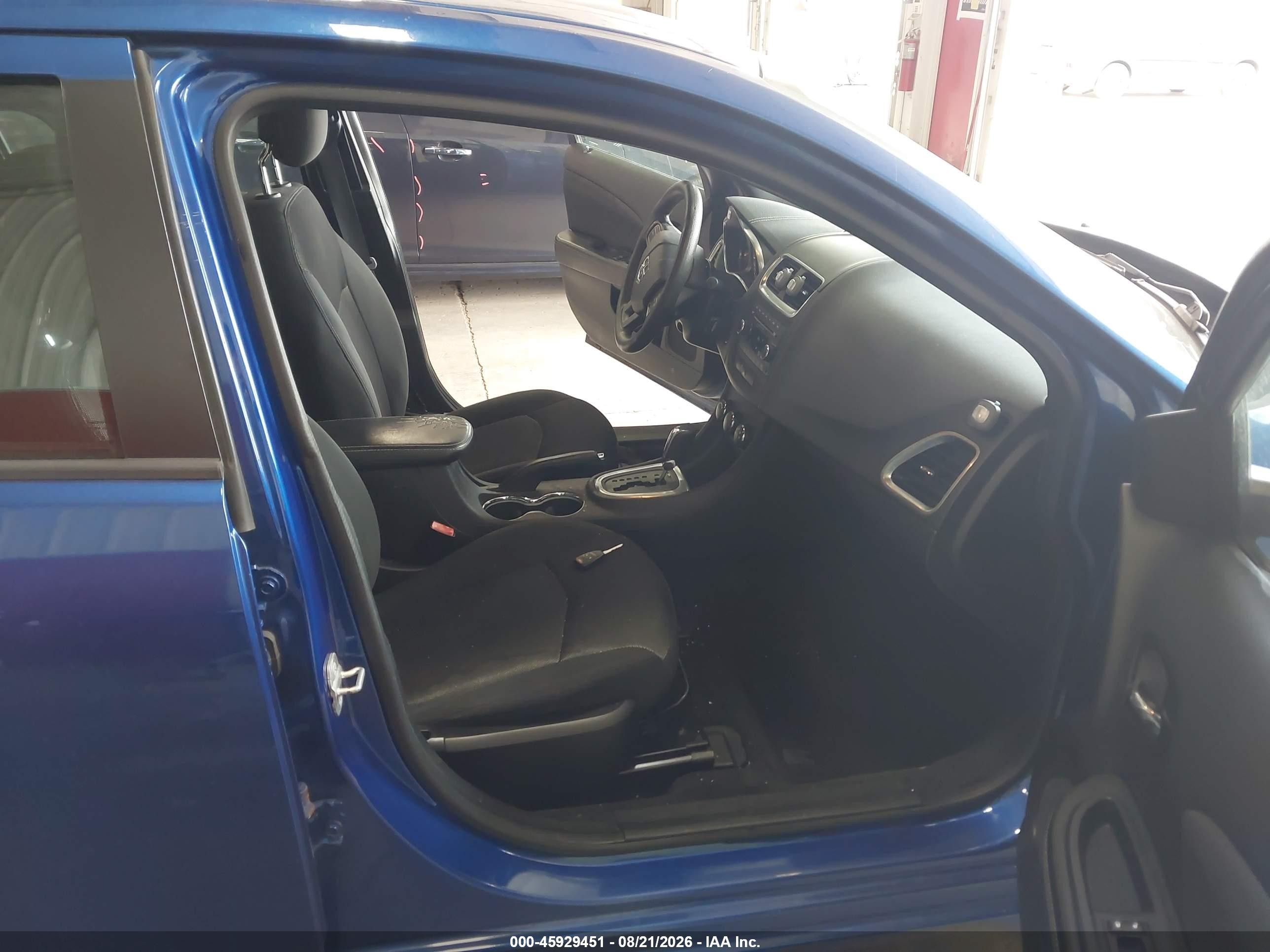2014 Dodge Avenger Se Blue vin: 1C3CDZAB6EN187734