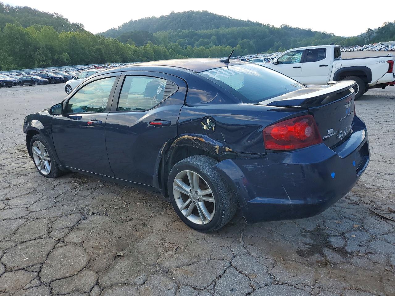 2014 Dodge Avenger Se Blue vin: 1C3CDZAB6EN189323