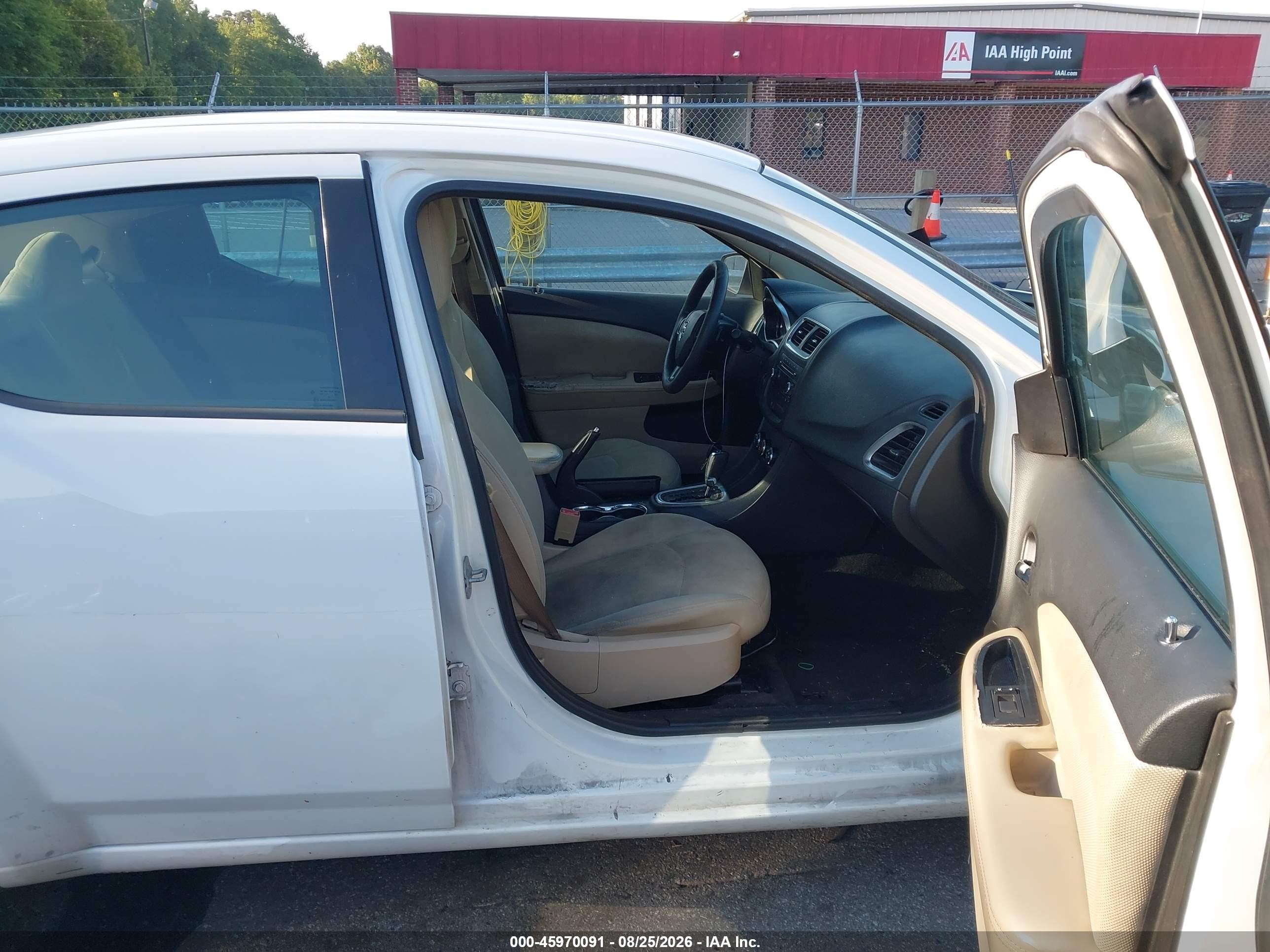 2014 Dodge Avenger Se White vin: 1C3CDZAB6EN189385