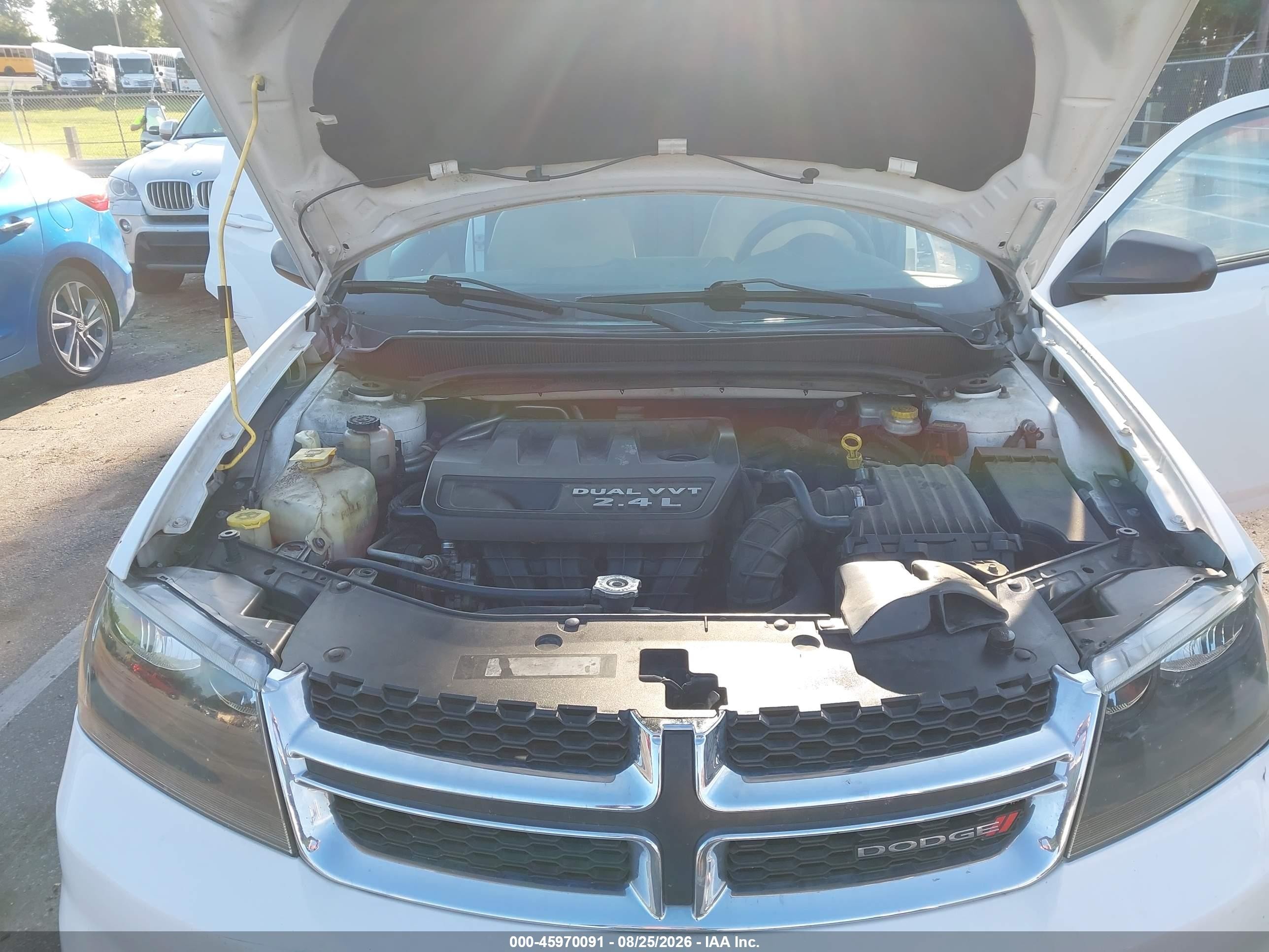 2014 Dodge Avenger Se White vin: 1C3CDZAB6EN189385