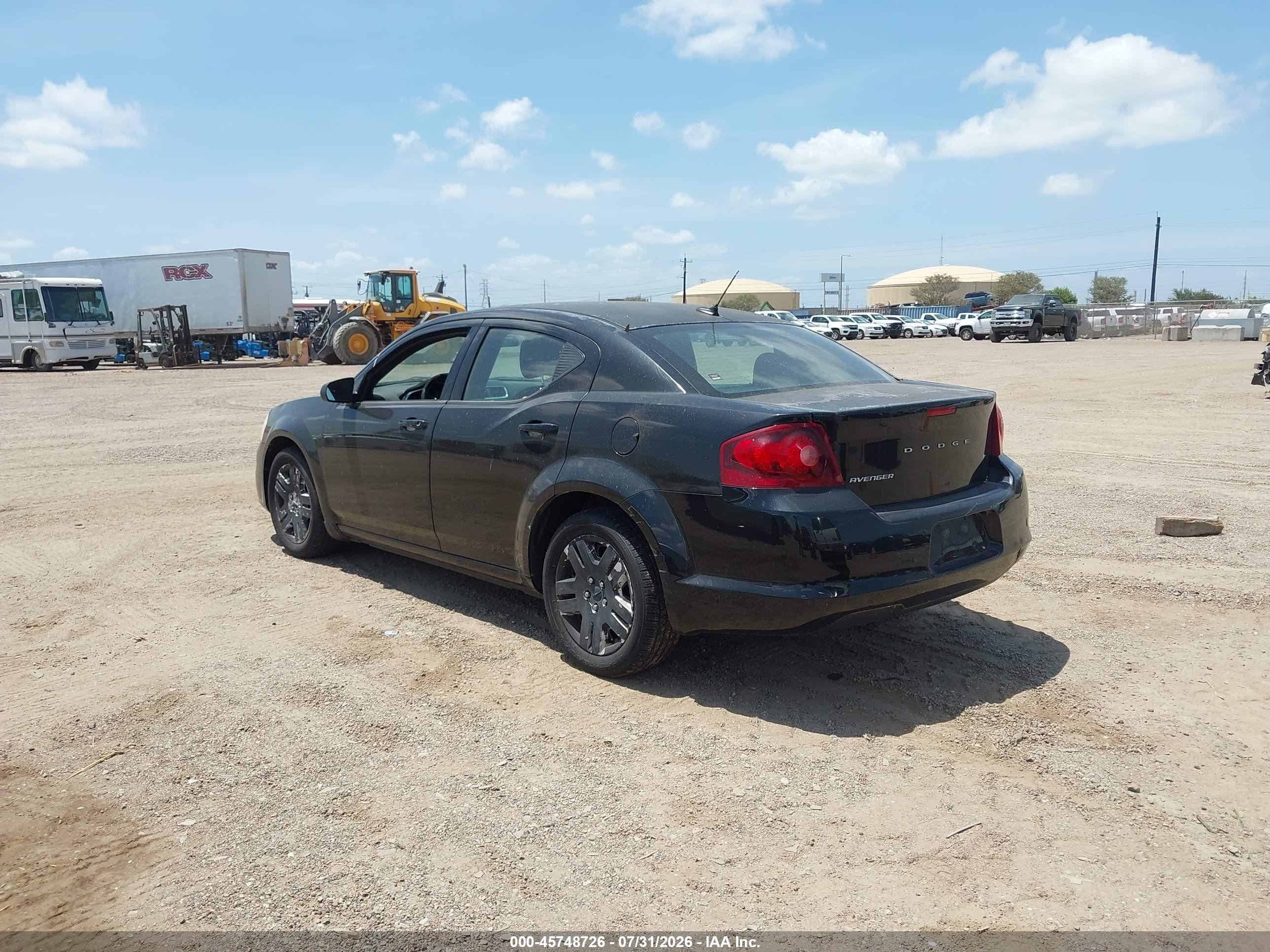2014 Dodge Avenger Se Black vin: 1C3CDZAB6EN215578