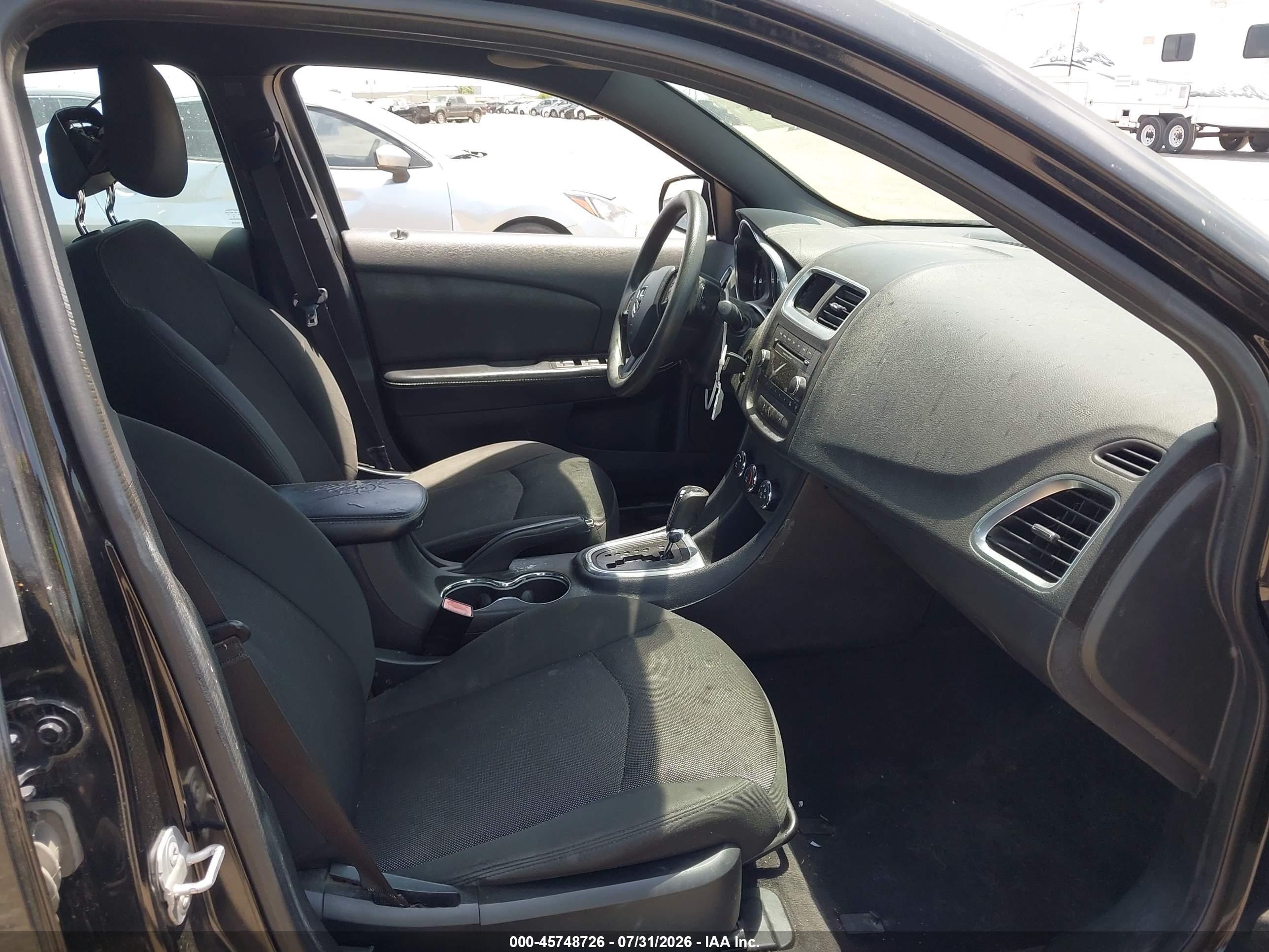 2014 Dodge Avenger Se Black vin: 1C3CDZAB6EN215578