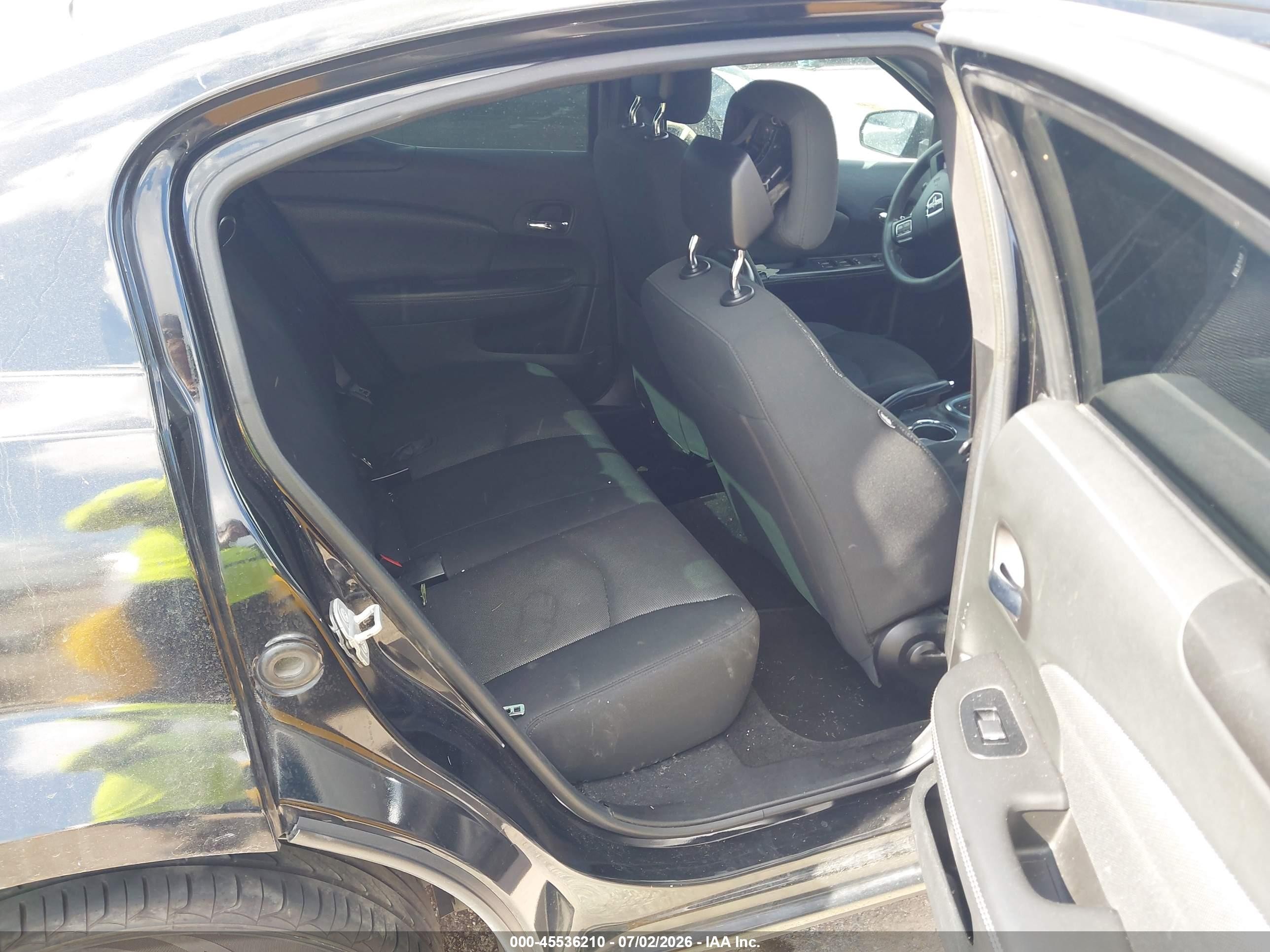 2014 Dodge Avenger Se Black vin: 1C3CDZAB6EN220280