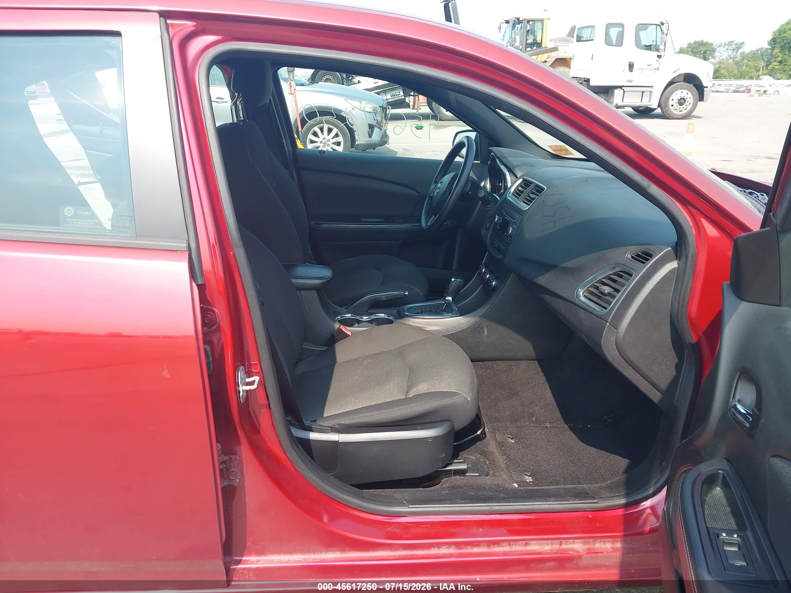 2014 Dodge Avenger Se Red vin: 1C3CDZAB6EN223695