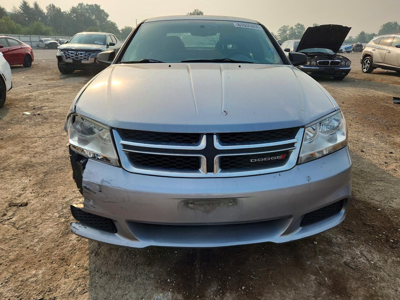 2014 Dodge Avenger Se Silver vin: 1C3CDZAB6EN235071