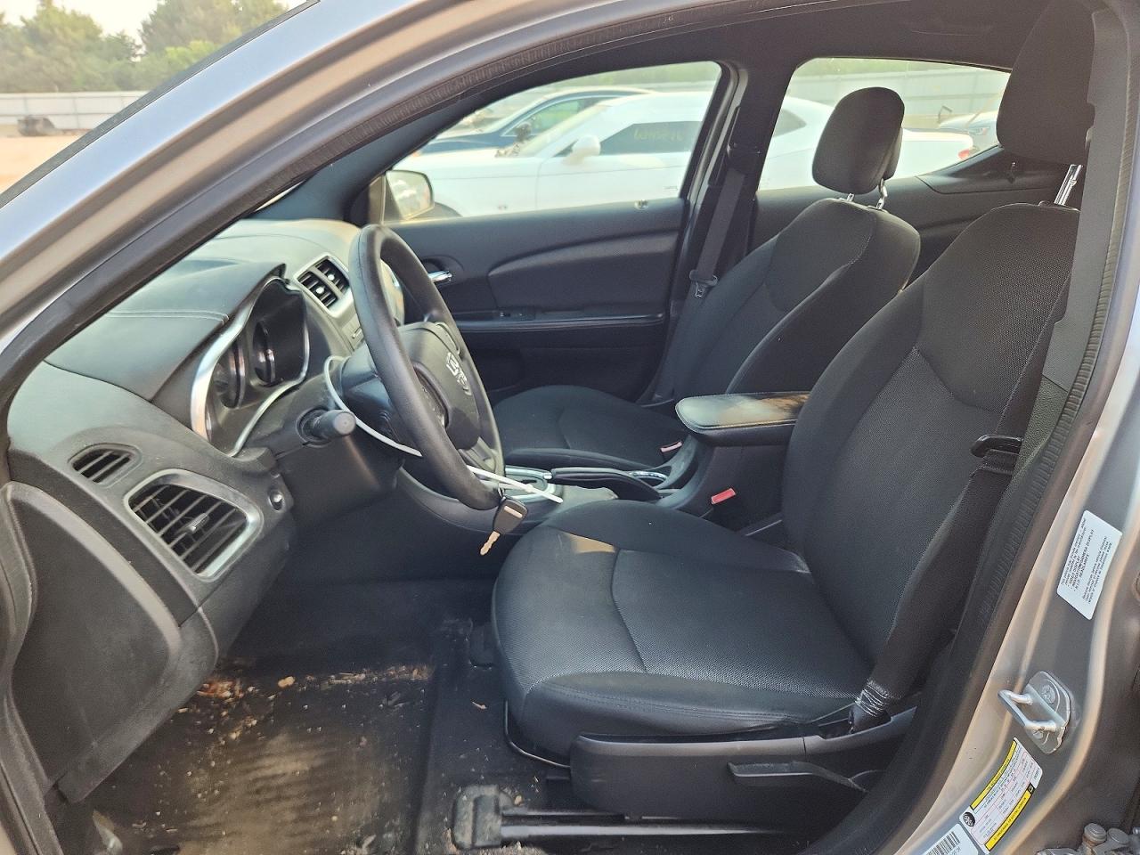 2014 Dodge Avenger Se Silver vin: 1C3CDZAB6EN235071