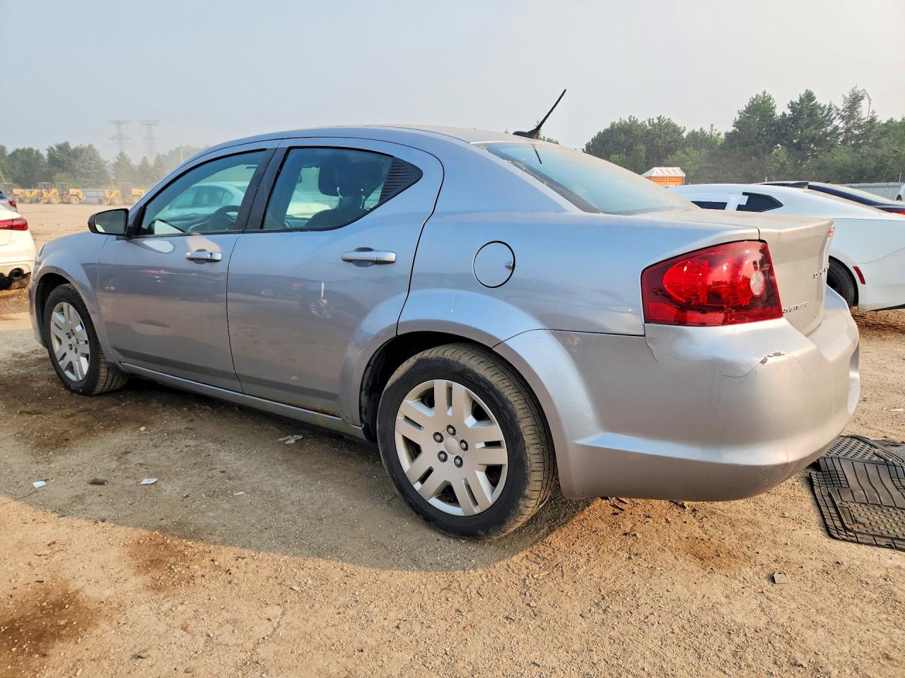 2014 Dodge Avenger Se Silver vin: 1C3CDZAB6EN235071