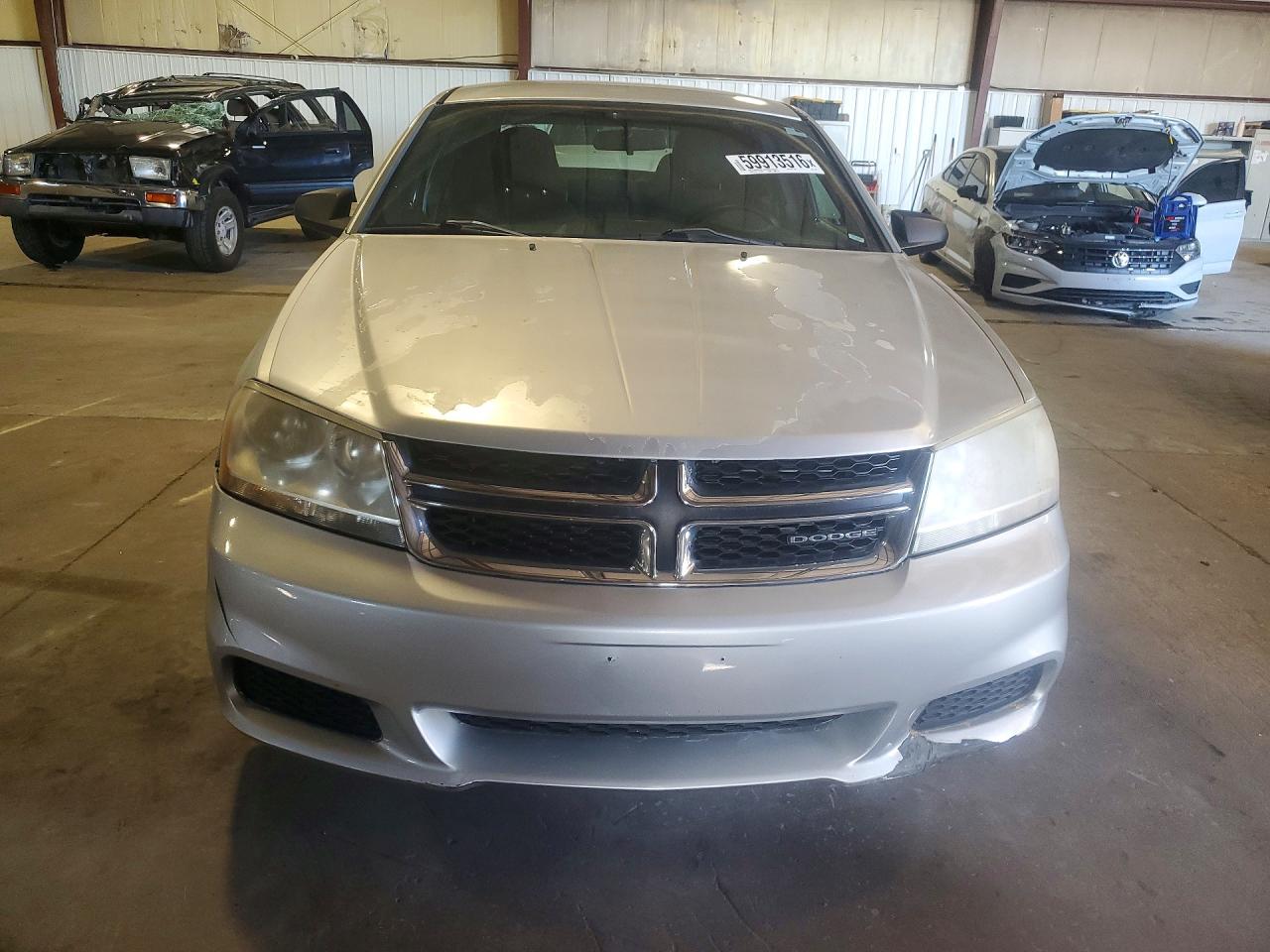 2012 Dodge Avenger White vin: 1C3CDZAB7CN171605