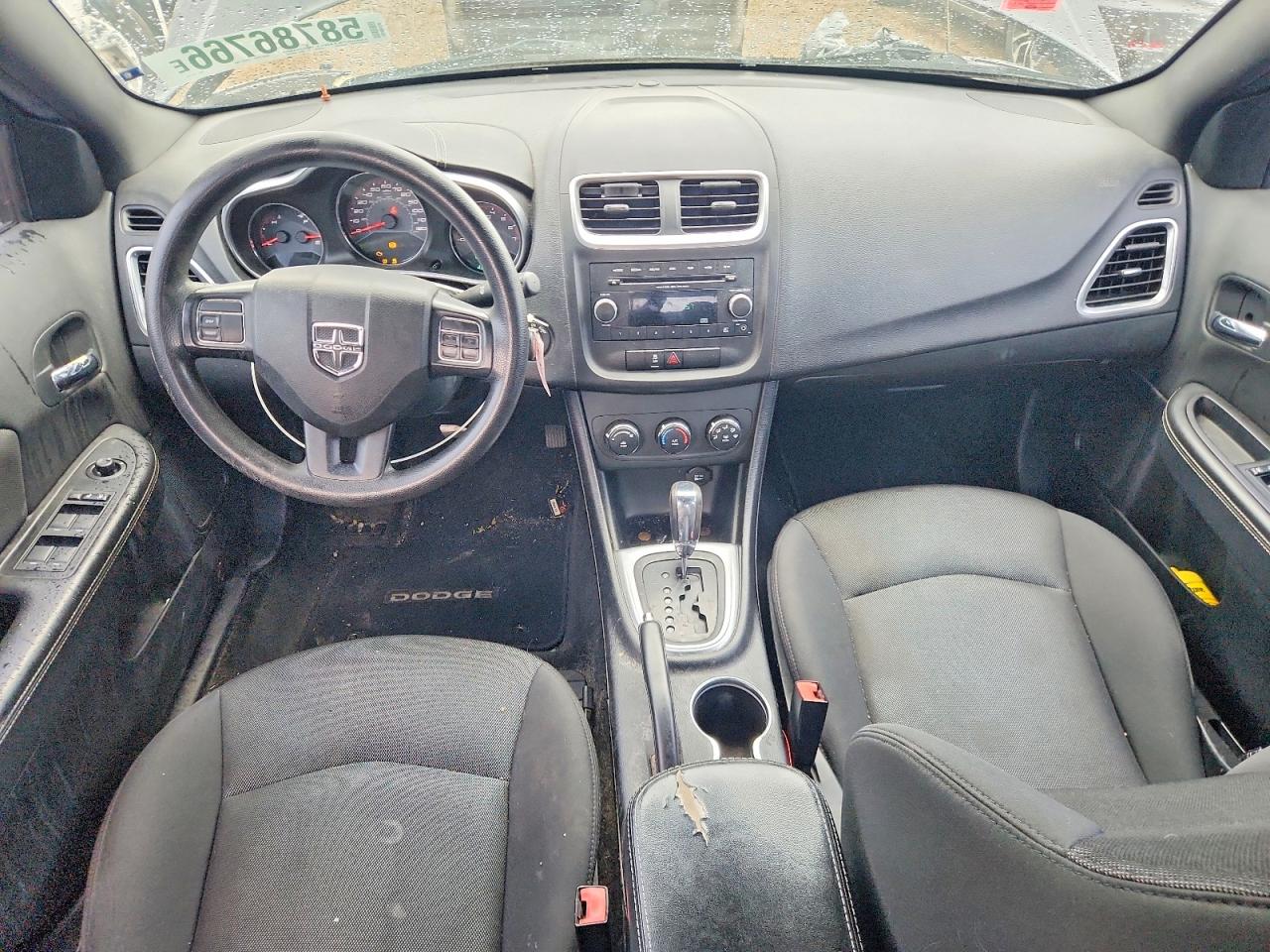 2012 Dodge Avenger Se Черный vin: 1C3CDZAB7CN311118