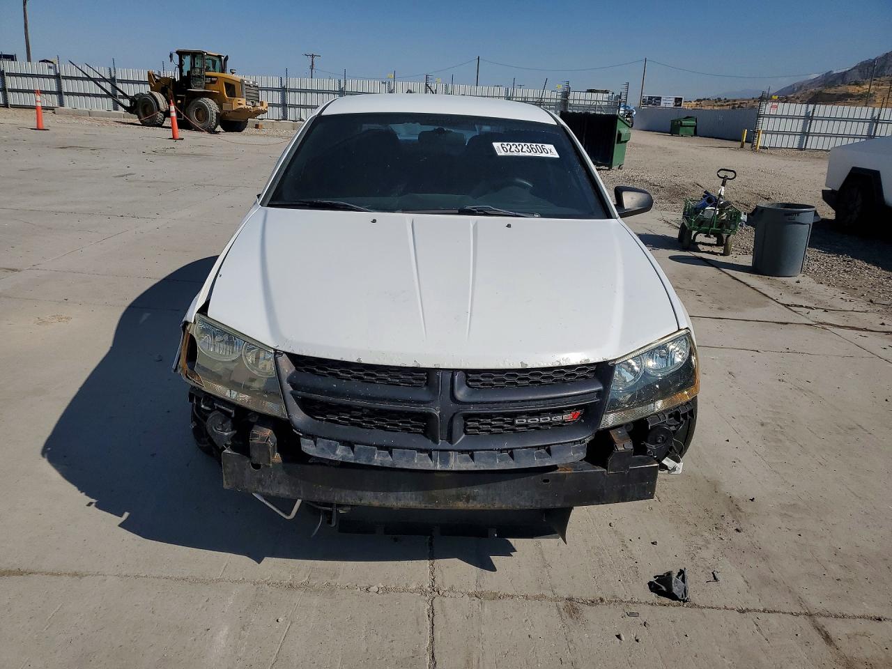 2012 Dodge Avenger Se White vin: 1C3CDZAB7CN324581