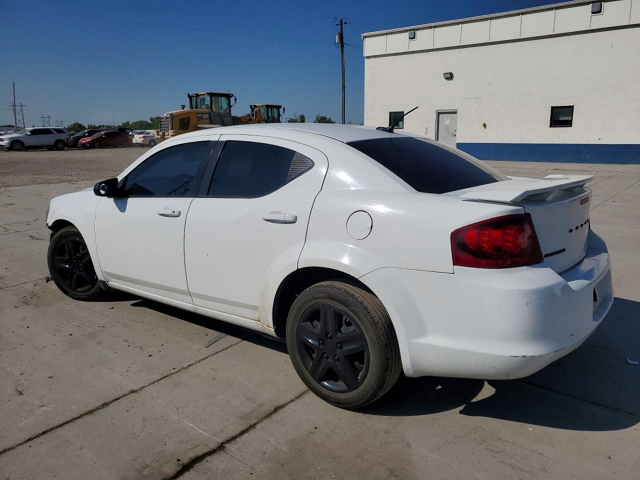 2012 Dodge Avenger Se White vin: 1C3CDZAB7CN324581
