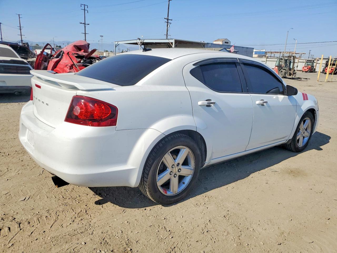 2013 Dodge Avenger Se Белый vin: 1C3CDZAB7DN518271