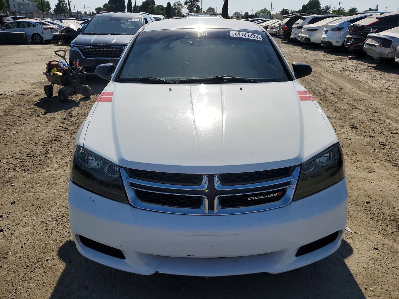 2013 Dodge Avenger Se Белый vin: 1C3CDZAB7DN518271