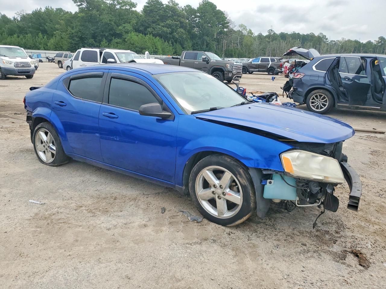 2013 Dodge Avenger Se Blue vin: 1C3CDZAB7DN610593