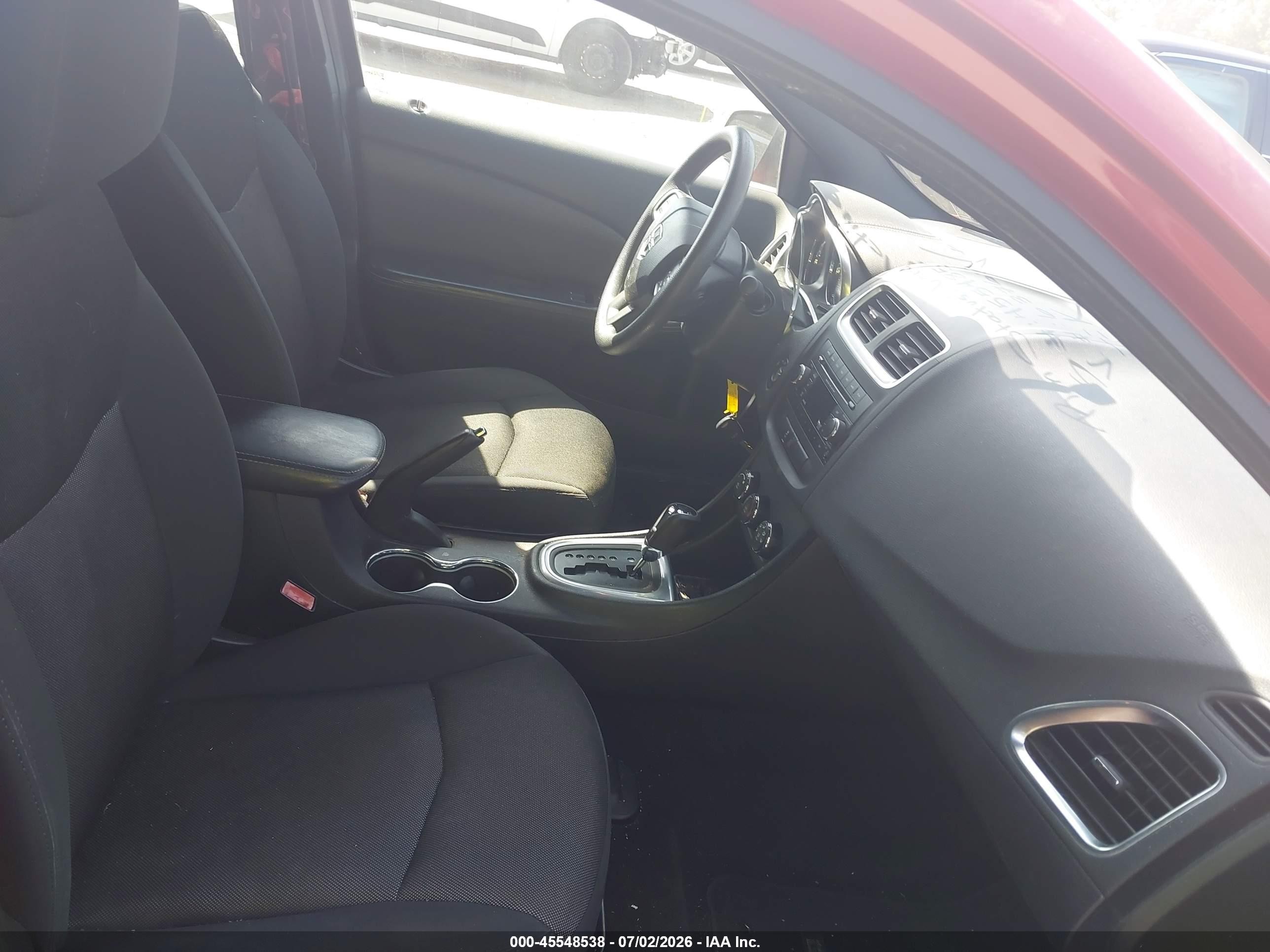 2013 Dodge Avenger Se Red vin: 1C3CDZAB7DN637681