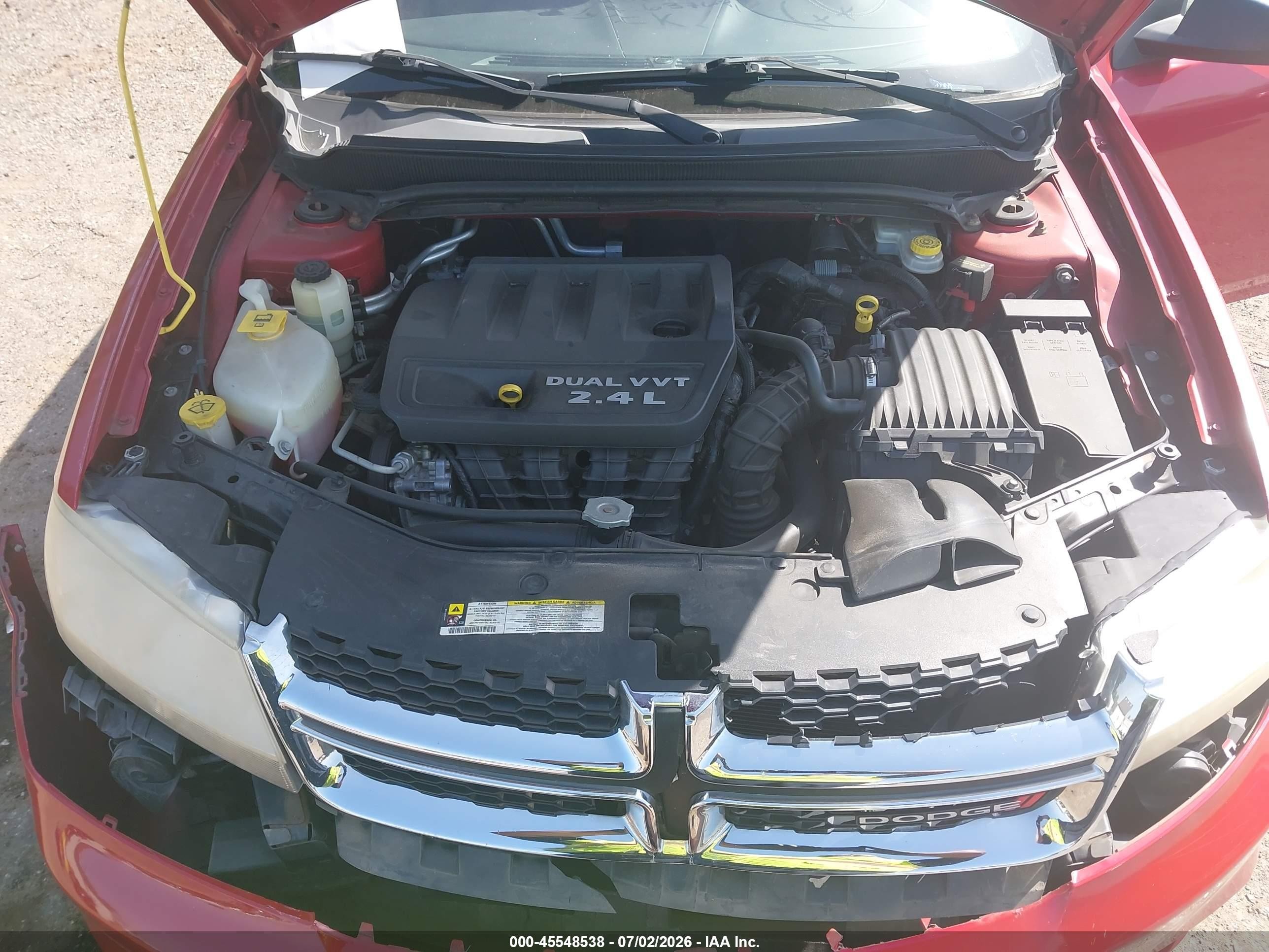 2013 Dodge Avenger Se Red vin: 1C3CDZAB7DN637681