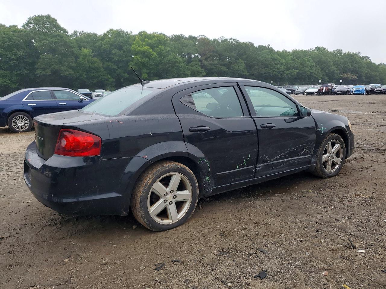 2013 Dodge Avenger Se Черный vin: 1C3CDZAB7DN642704