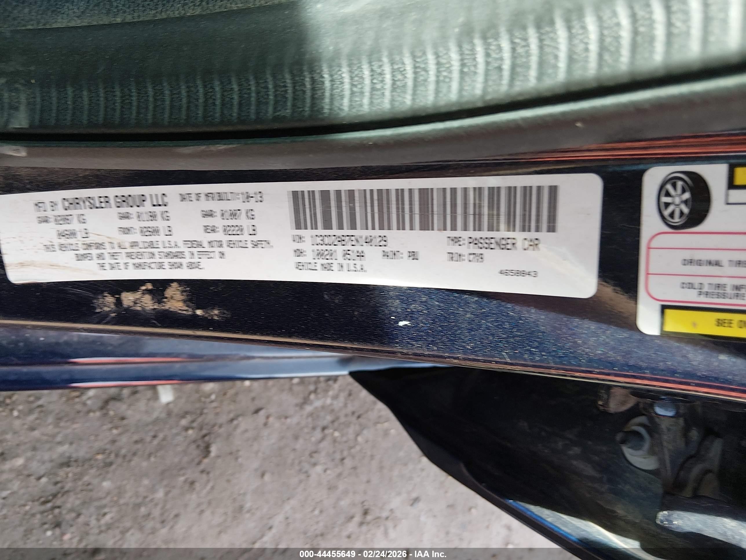 2014 Dodge Avenger Se Blue vin: 1C3CDZAB7EN140129