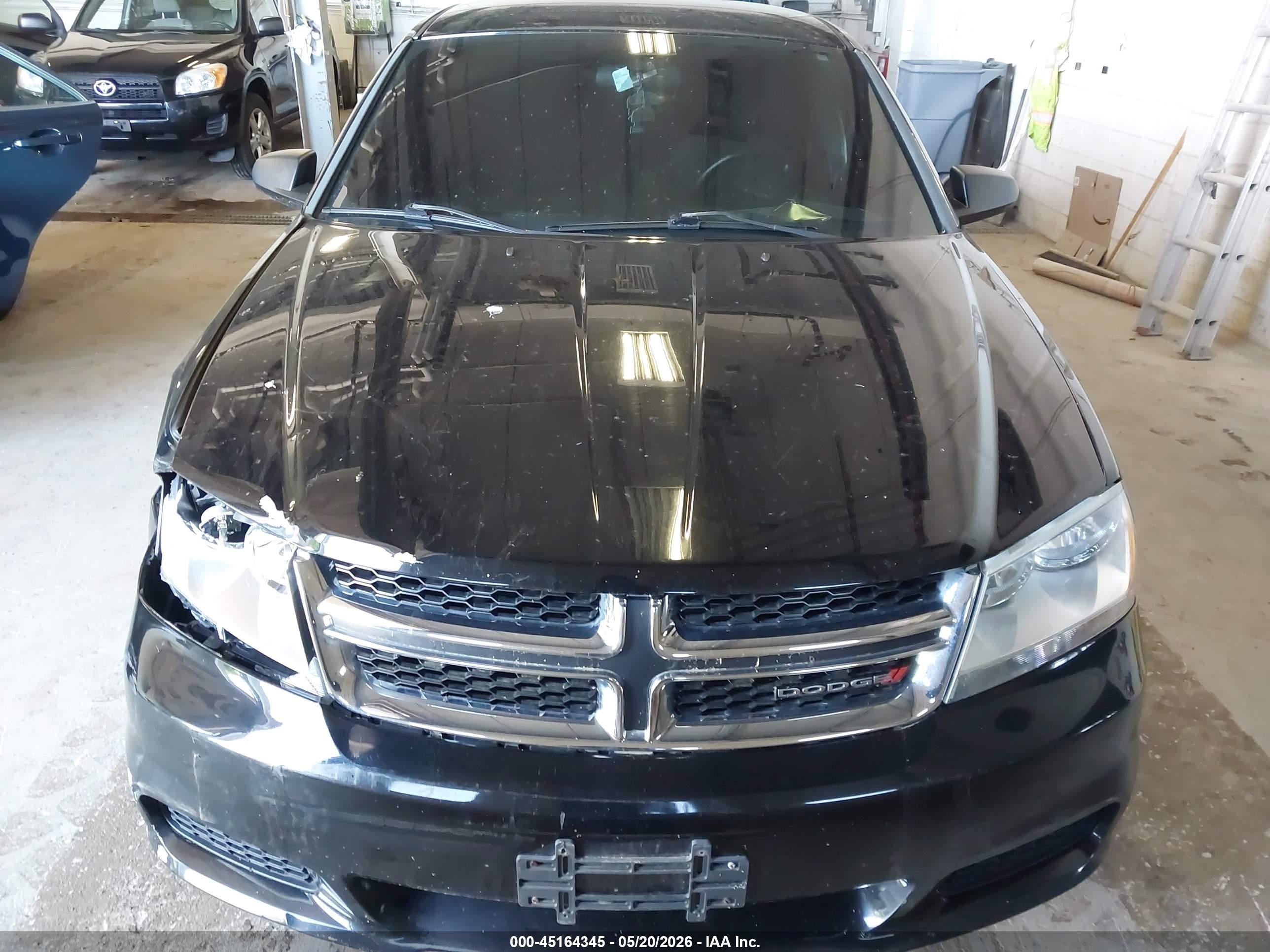 2014 Dodge Avenger Se Black vin: 1C3CDZAB7EN161269