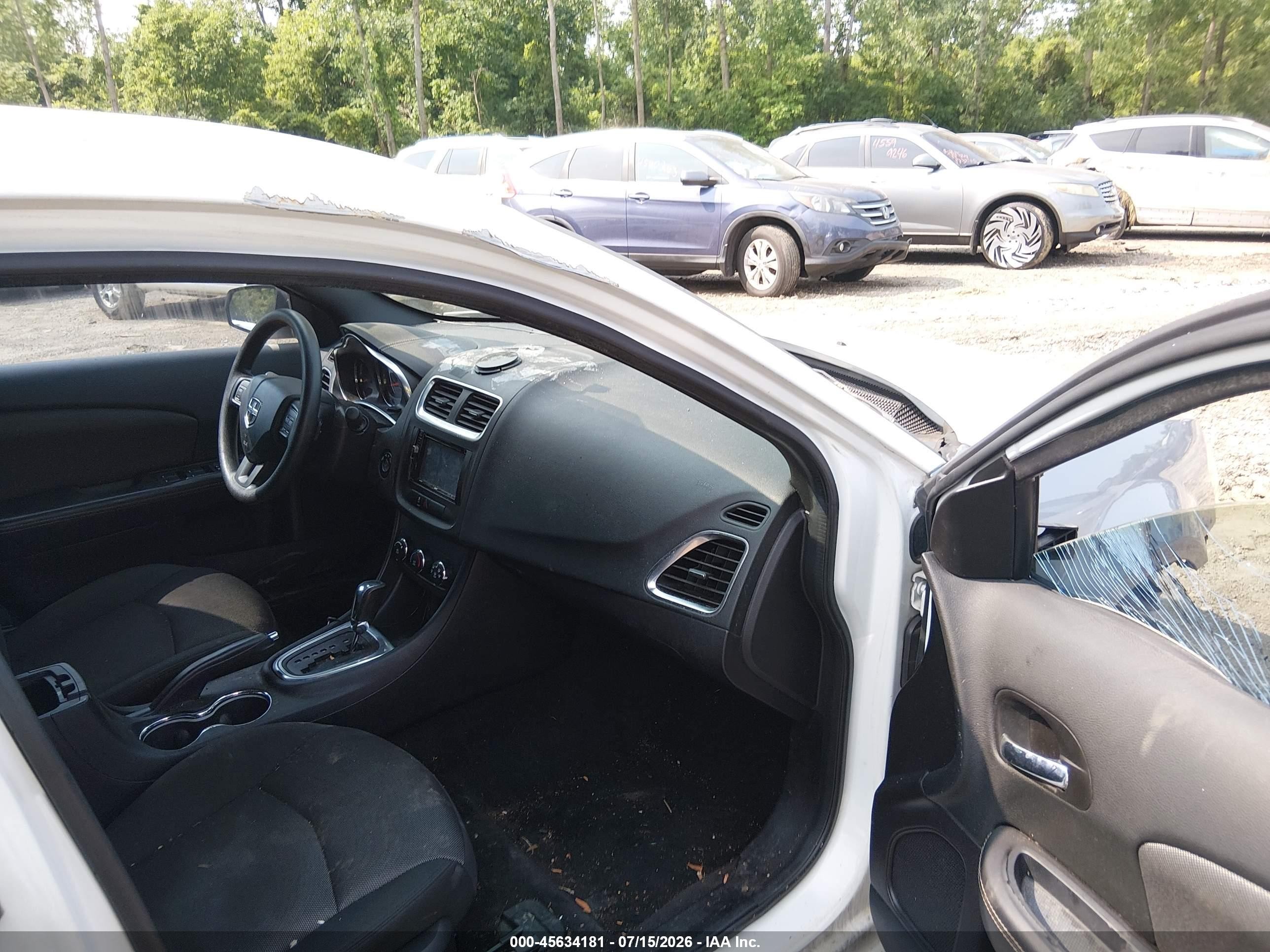2014 Dodge Avenger Se Белый vin: 1C3CDZAB7EN166259
