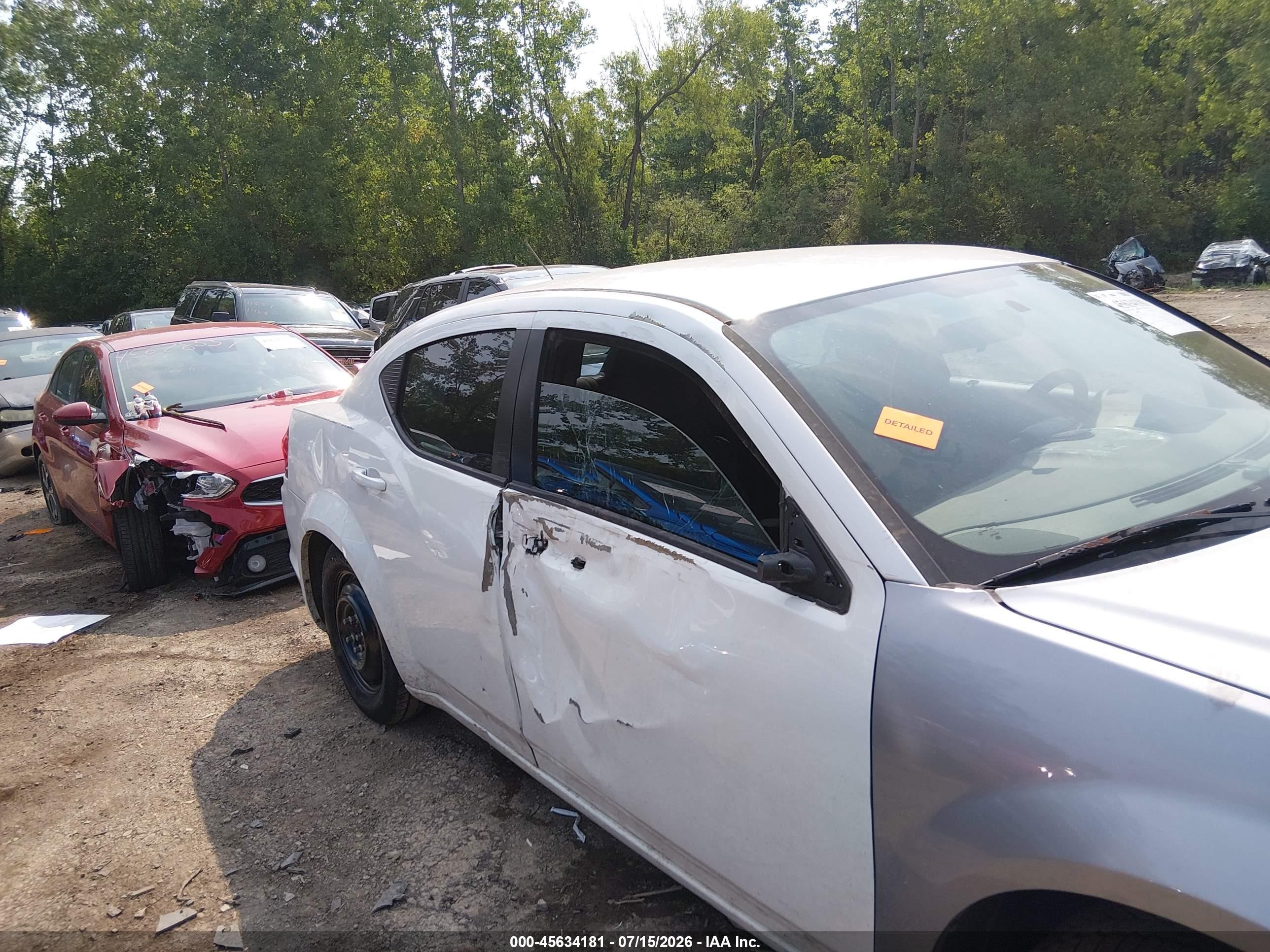 2014 Dodge Avenger Se Белый vin: 1C3CDZAB7EN166259