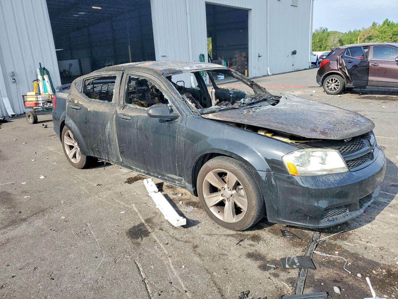 2014 Dodge Avenger Se Black vin: 1C3CDZAB7EN182591