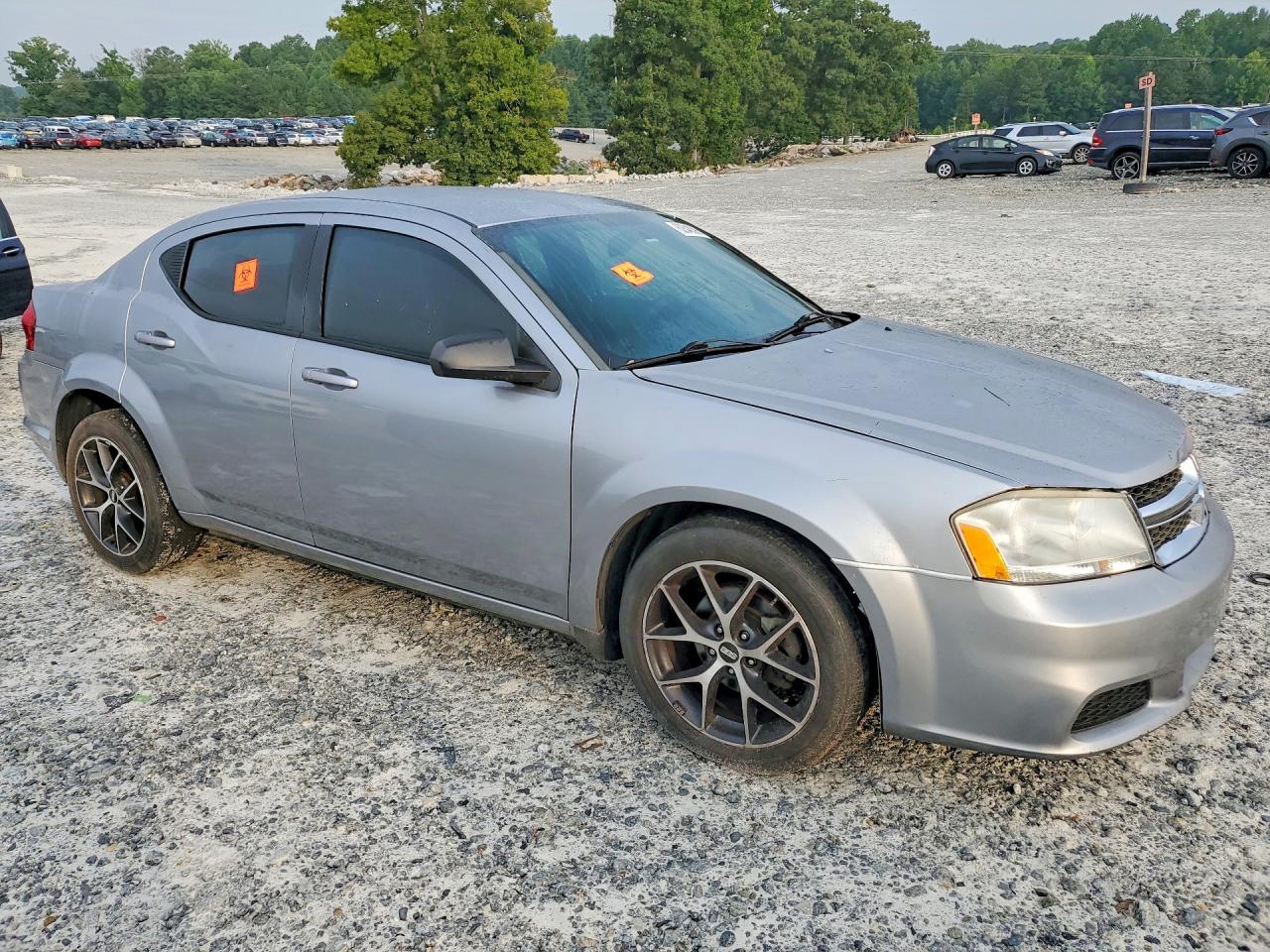 2014 Dodge Avenger Se Silver vin: 1C3CDZAB7EN203505