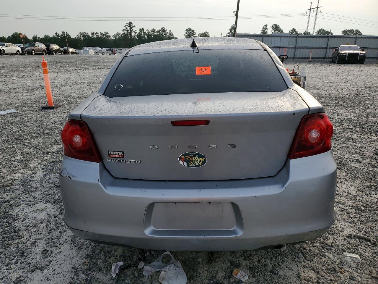2014 Dodge Avenger Se Silver vin: 1C3CDZAB7EN203505