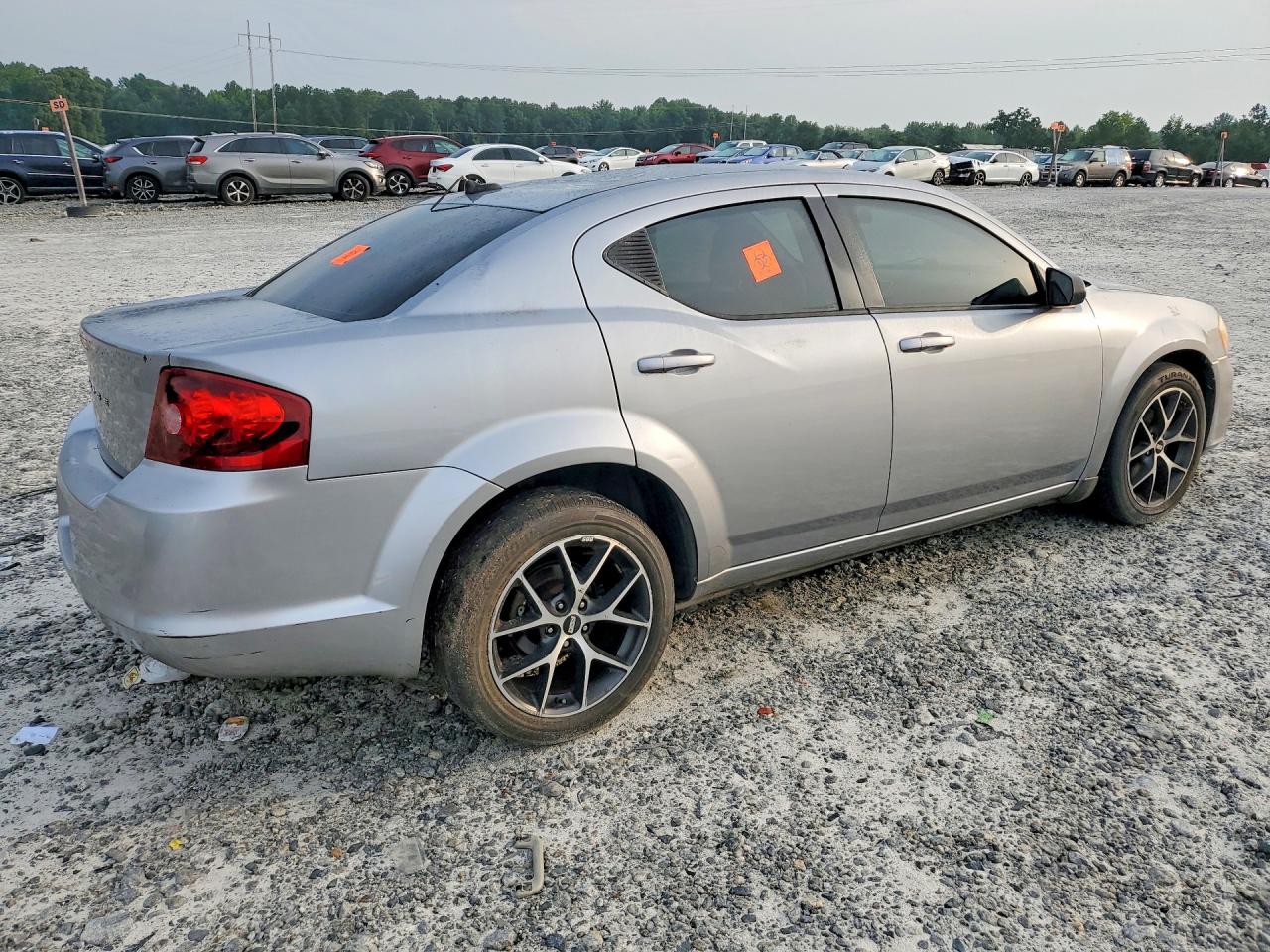 2014 Dodge Avenger Se Silver vin: 1C3CDZAB7EN203505